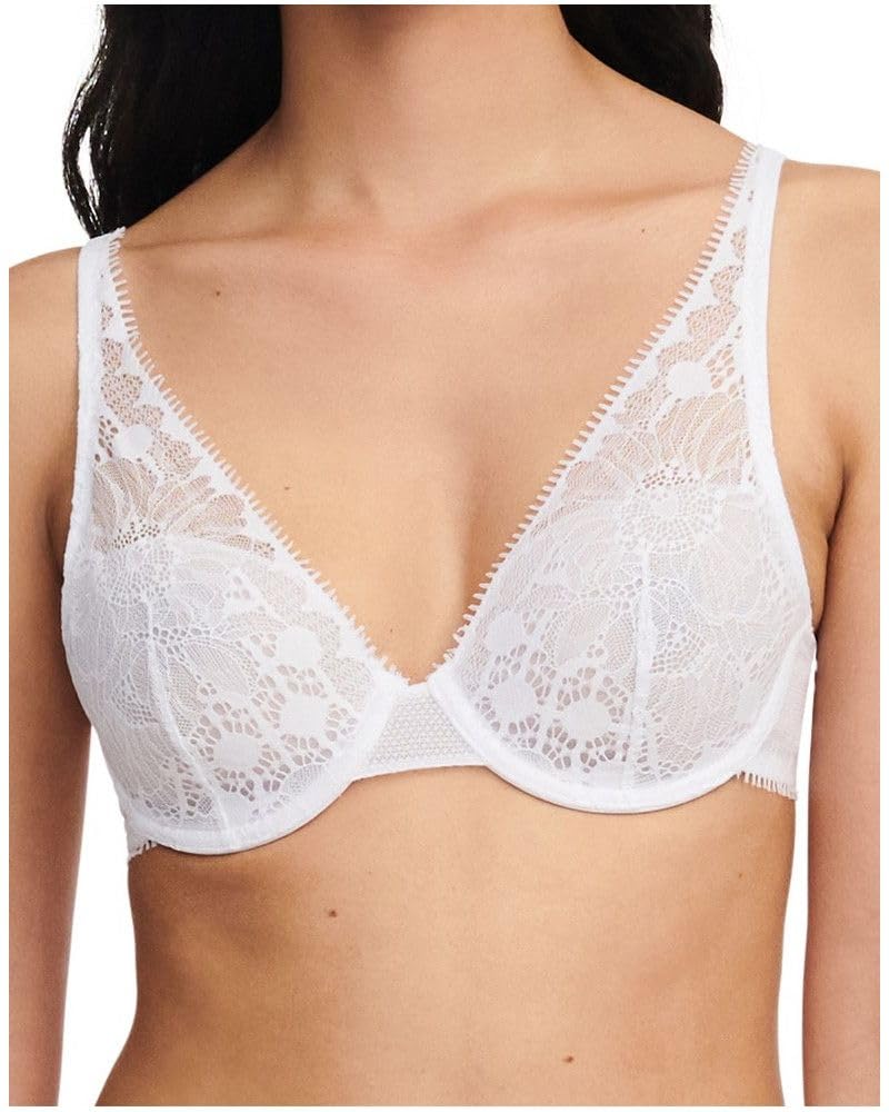 Chantelle Women's, DAY TO NIGHT, Plunge Spacer Bra, Women's lingerie, Weiss, 34C