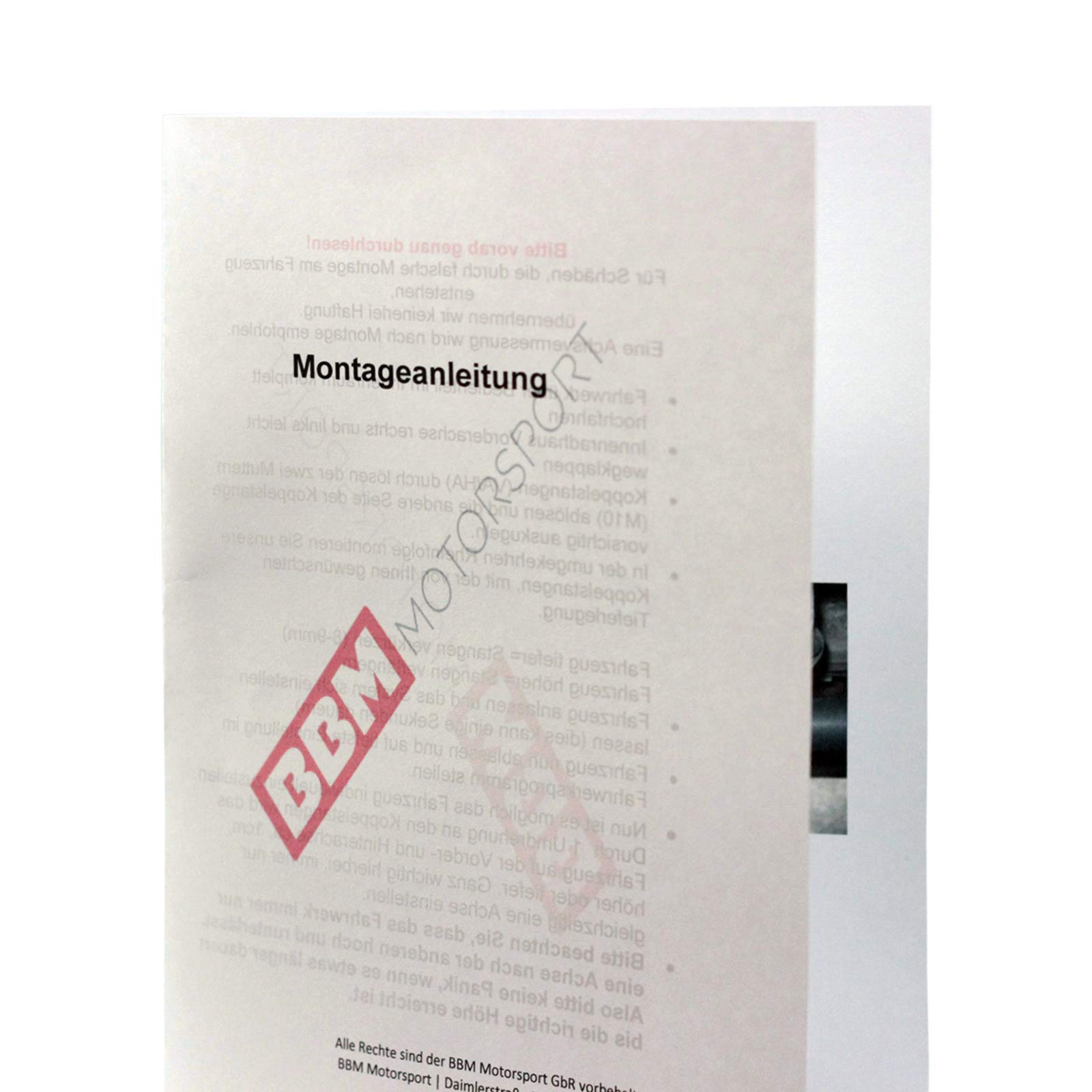 BBM | Koppelstange Vorder- und Hinterachse E Klasse W212 S212 Allradantrieb Stufenlose Tieferlegung Airmatic | 4 Stück