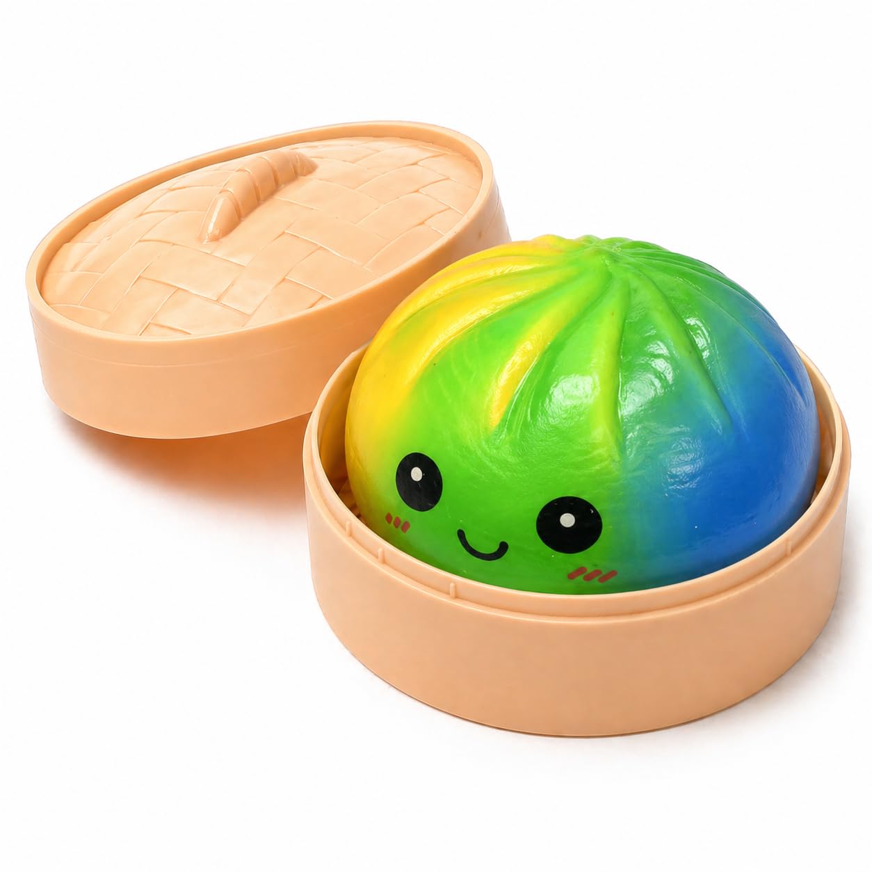 Squishy XXL Misterioso De 9,5 Cm – Dumpling Con Efecto Sorpresa Mate O Glitter, Ideal Para Aliviar Estrés En Oficina O Casa
