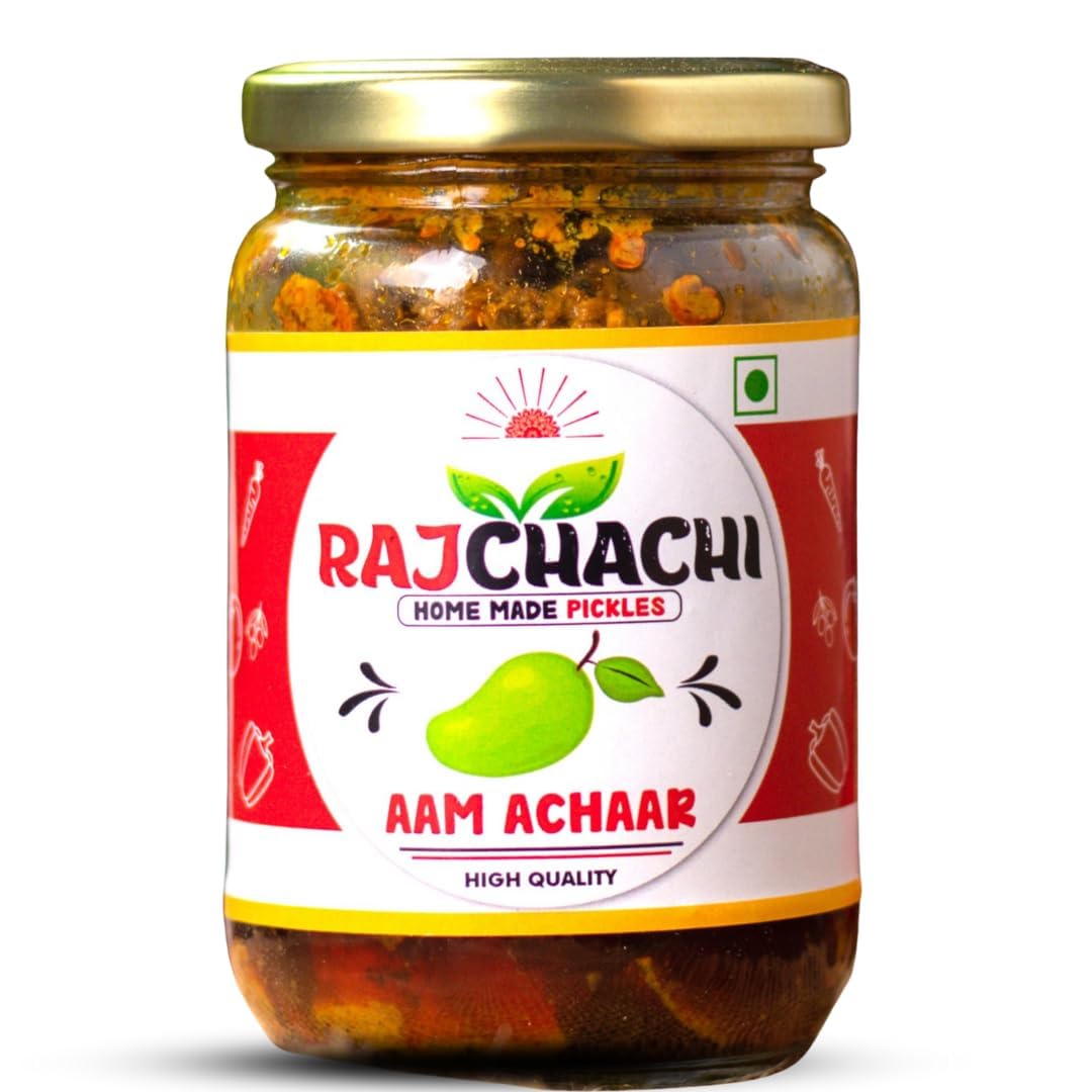 Raj Chachi - Homemade Mango Pickle 200 gm - Aam Ka Achaar | Less Oil Mustard oil base Homemade Mango Pickles with Saunf | No Preservatives, No Artificial Flavours | Traditional Recipe (B0BK1KZCZJ) Amazon Price History, Amazon Price Tracker