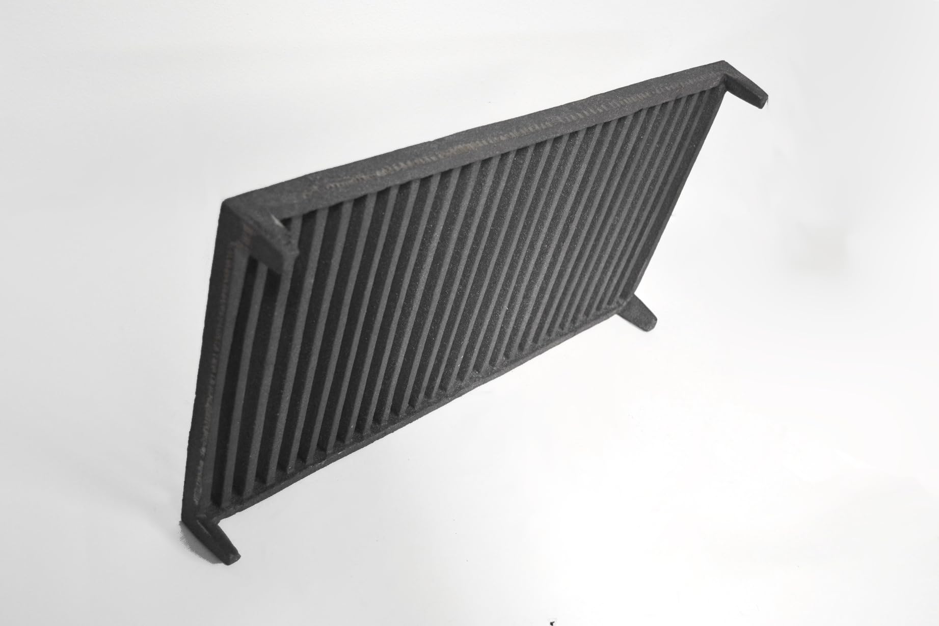SEZAM Chimenea, rejilla para leña, soporte de madera de hierro fundido, madera, carbón, parrilla para carbón para interior y exterior, resistente para abrir fuego, madera, rejilla, herramientas,
