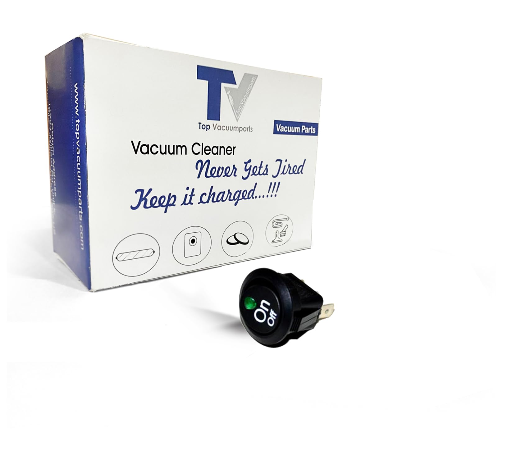 Replacement Part For Simplicity/Ricca R25D,R25P ON-OFF Upright Vacuum Cleaner Switch # Compare to Part A328-1200