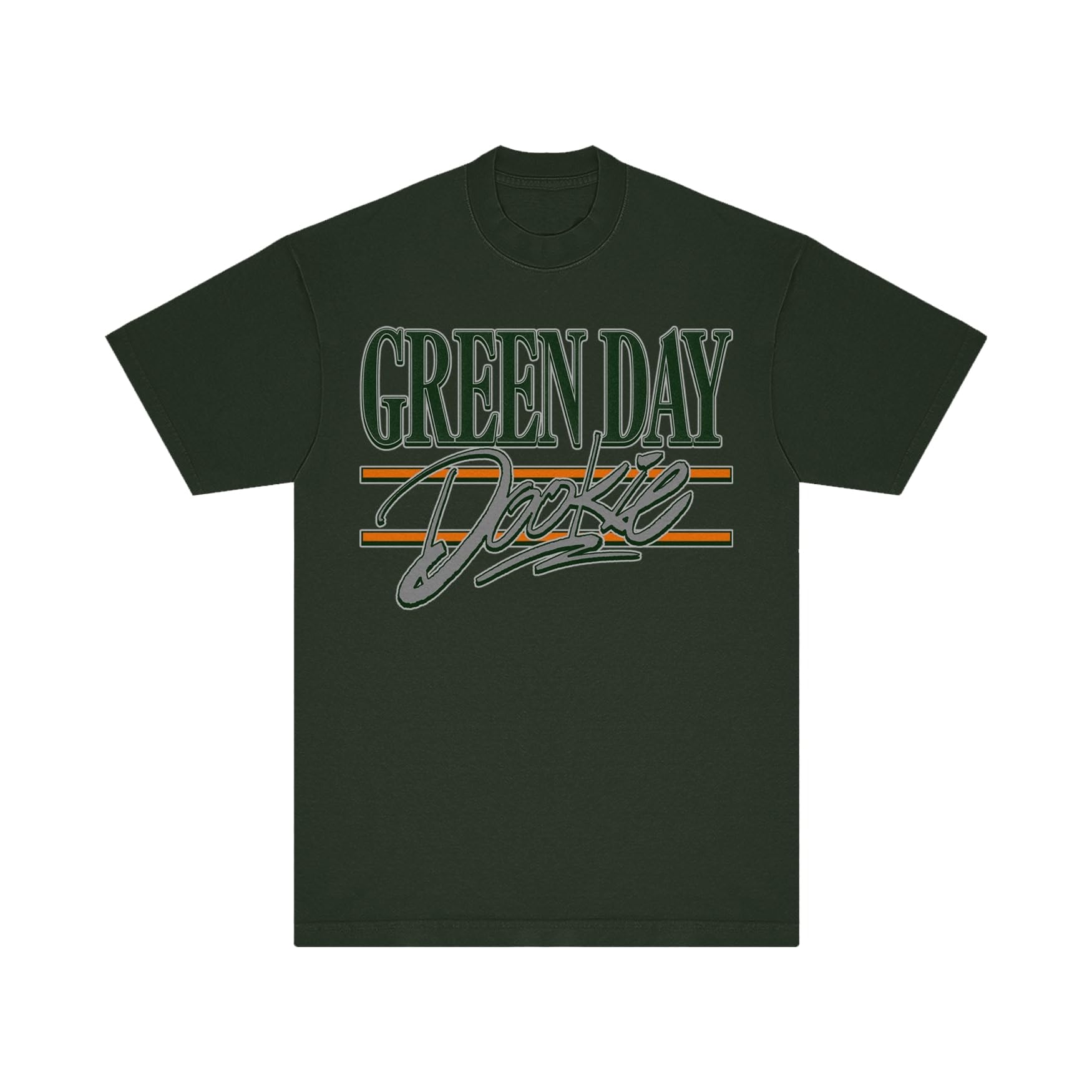 Green Day Dookie 90s Souvenir T-Shirt, Forest Green, X-Large