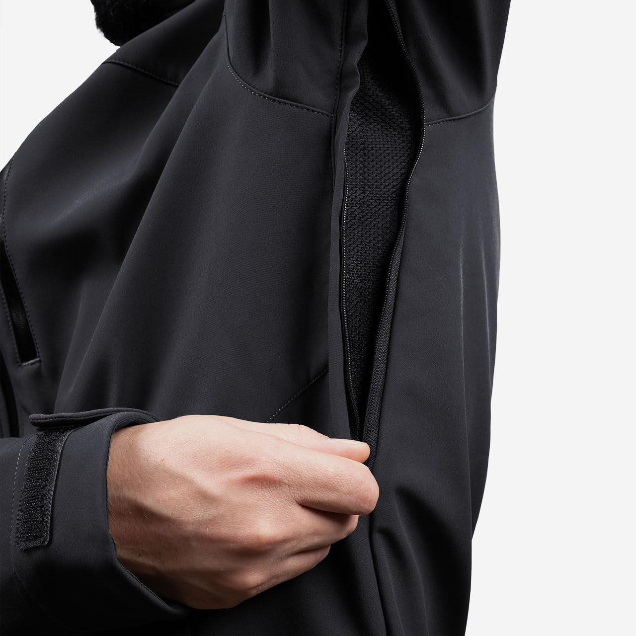Alpinus Kurtka męska softshell Roignais czarna/grafitowa MK11519
