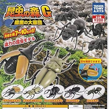 Amazon.co.jp: 昆虫の森 G 暗黒の大軍団 全5種set ヘラクレス