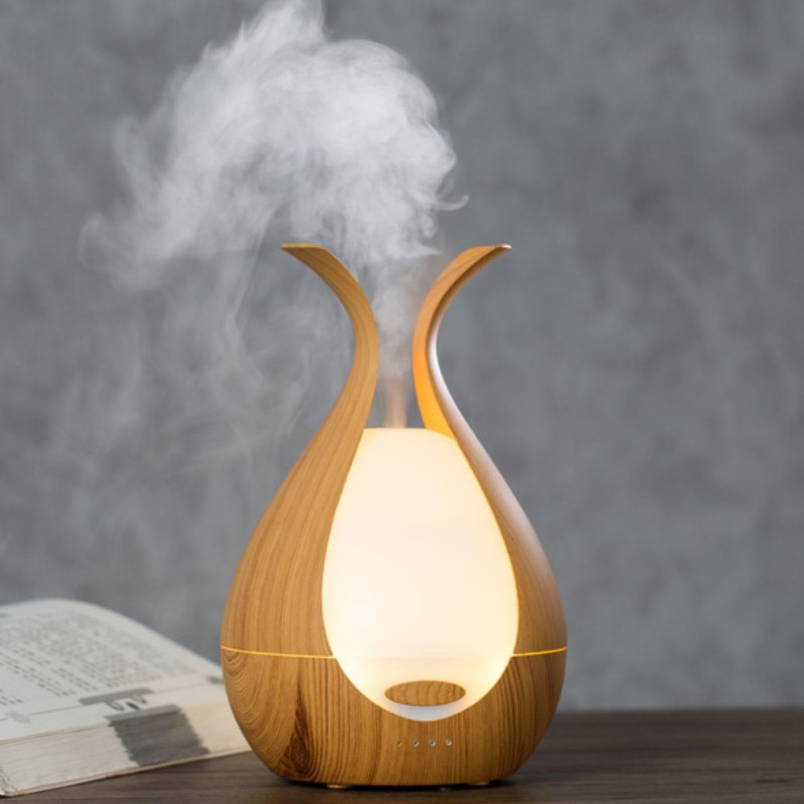 Duftdiffusor für ätherische Öle - 200ml - Premium-Design - Elektrischer Luftbefeuchter - Kontinuierliche oder abwechselnde Diffusion - Wellness und Aromatherapie - Zen'Arôme