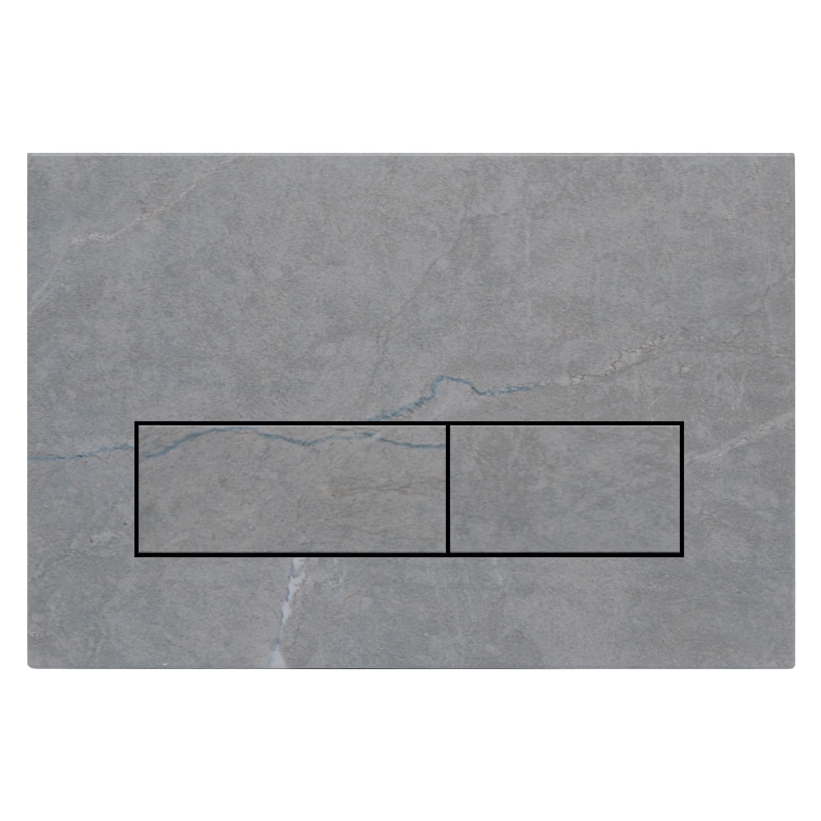 Placca di Comando WC Compatibile con Geberit Duofix Sigma, Delta e Basic, Ricambio con Set di Barre di Spinta e Telaio di Montaggio per UP300 & UP320, 245 x 164 mm(Grigio chiaro-Y8)
