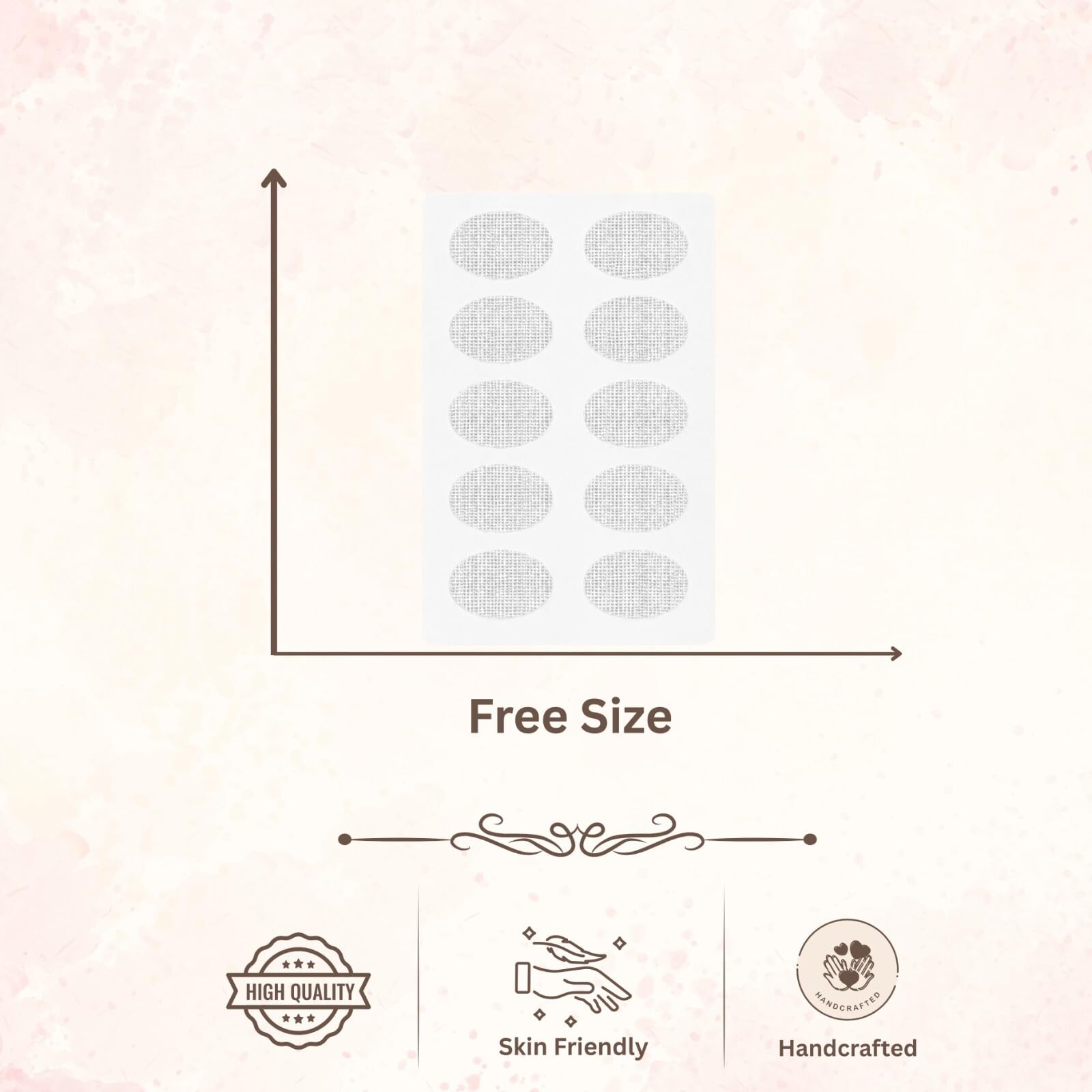 Accessher Invisible Ear Lobe Support for Earrings | Earlobe Tapes and Stickers for Earring Supporter for Heavy Earrings Support Patches for Women and Girls 4