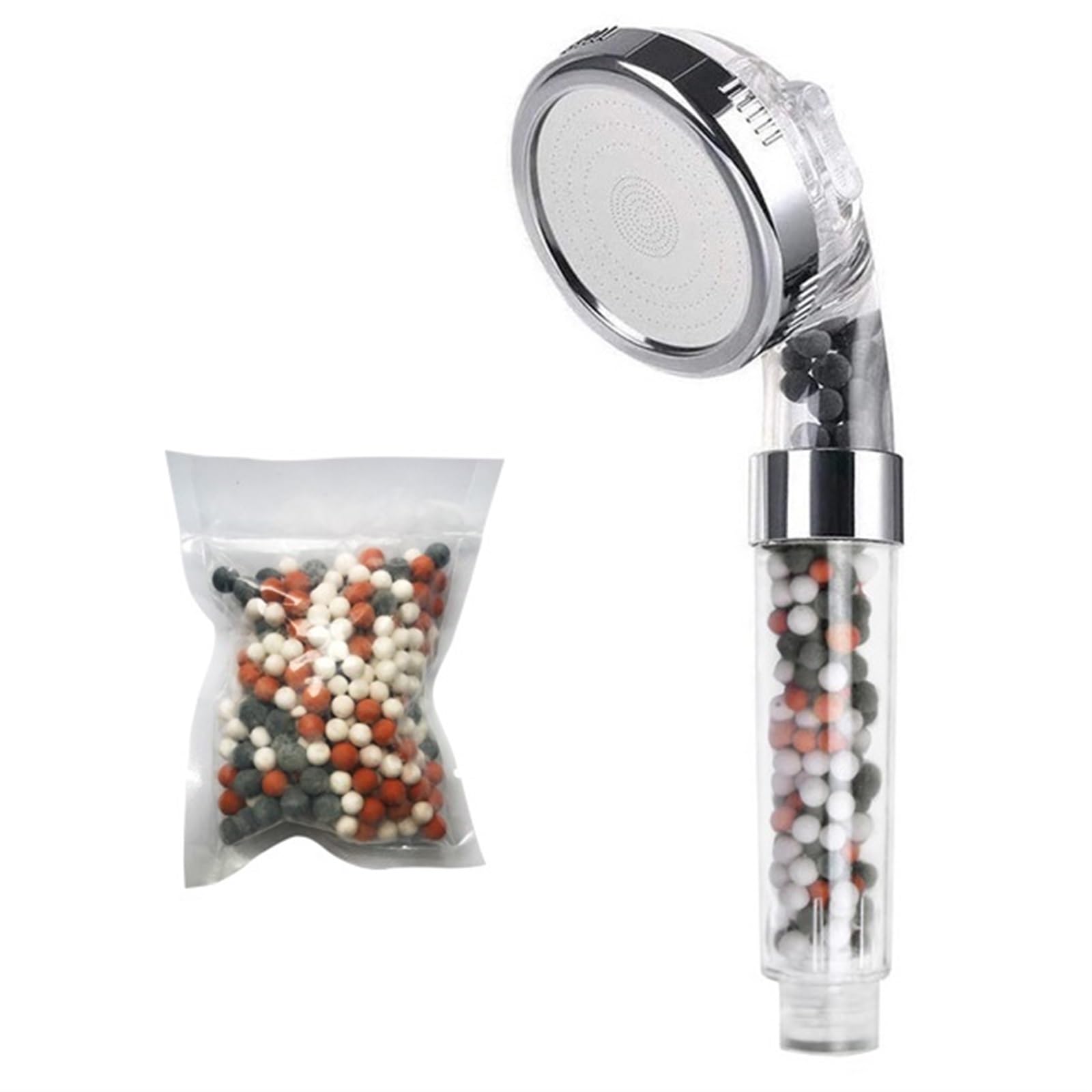 Shower Head Shower Head High Pressure SPA Water Saving Handheld Rainfall Bathroom Accessory Filter 3 Functions(Qysd193 set1)