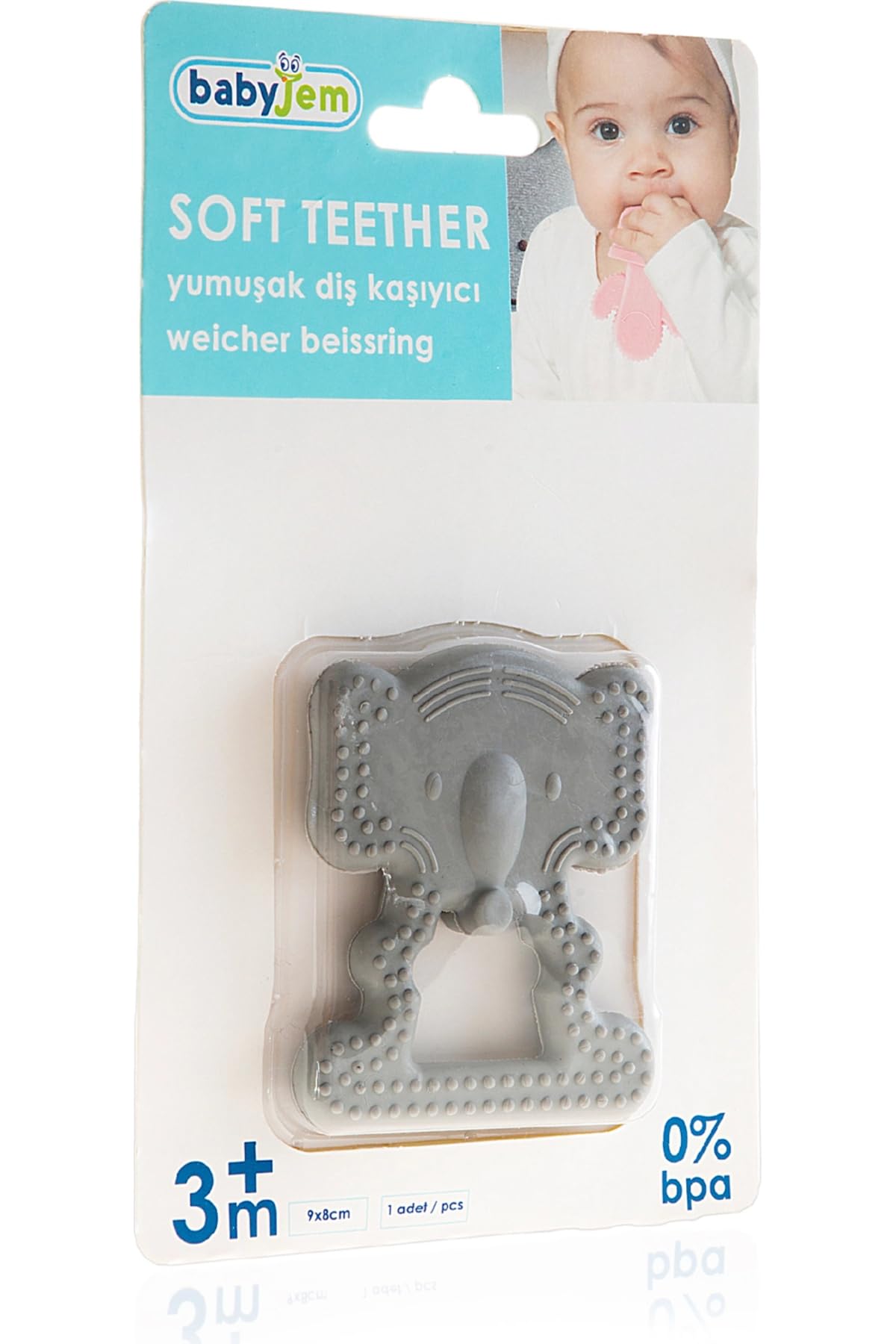 BABYJEM DİŞ KAŞIYICI FİL MAVİ