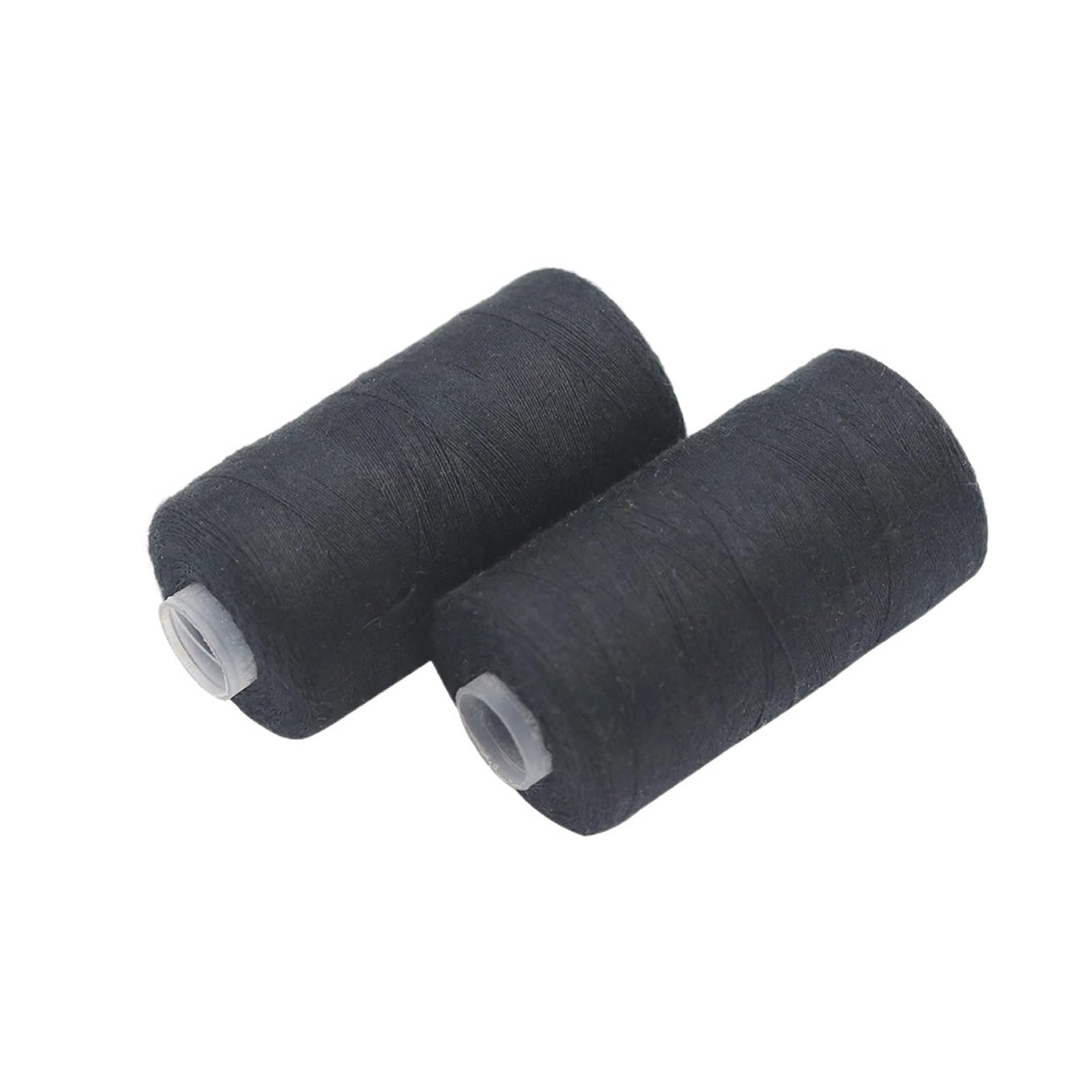 500-3000 m Polyester-Nähgarnspulen, schwarz-weiße Fäden for die Handreparatur von Nähmaschinen. Verwendung for Hand- und Maschinennähen (Color : Black 3000m)