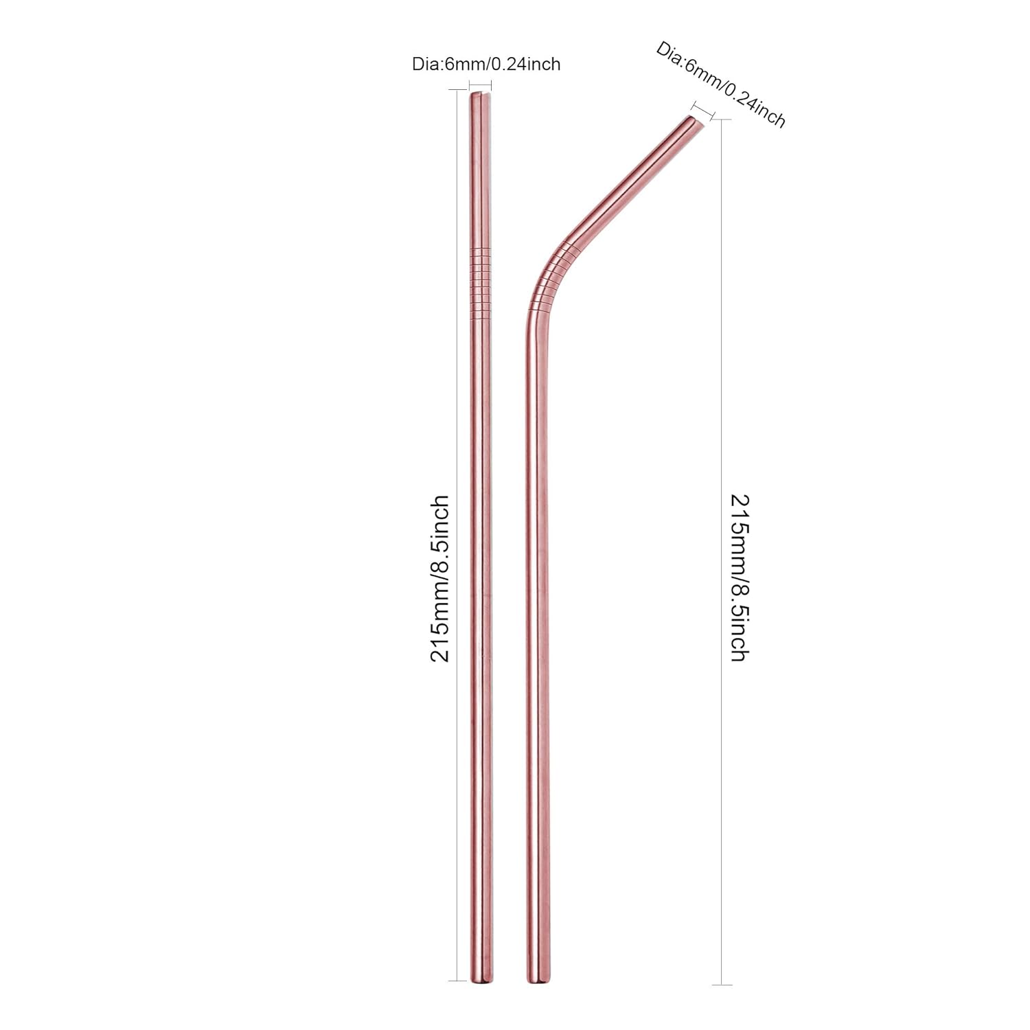 Fеаturеd Prоduсt Brightbuy Set of 48 Stainless Steel Metal Straws 8.5'' Bulk Rose Gold Drinking Straws For 20oz Tumblers Yeti 6mm Diameter (24 Straight + 24 Bent) (Rose Gold) Exсluѕіvе Dіѕсоunt 50% Prісе Brightbuy Set of 48 Stainless Steel Metal Straws 8.5'' Bulk Rose Gold Drinking Straws For 20oz Tumblers Yeti 6mm Diameter (24 Straight + 24 Bent) (Rose Gold)