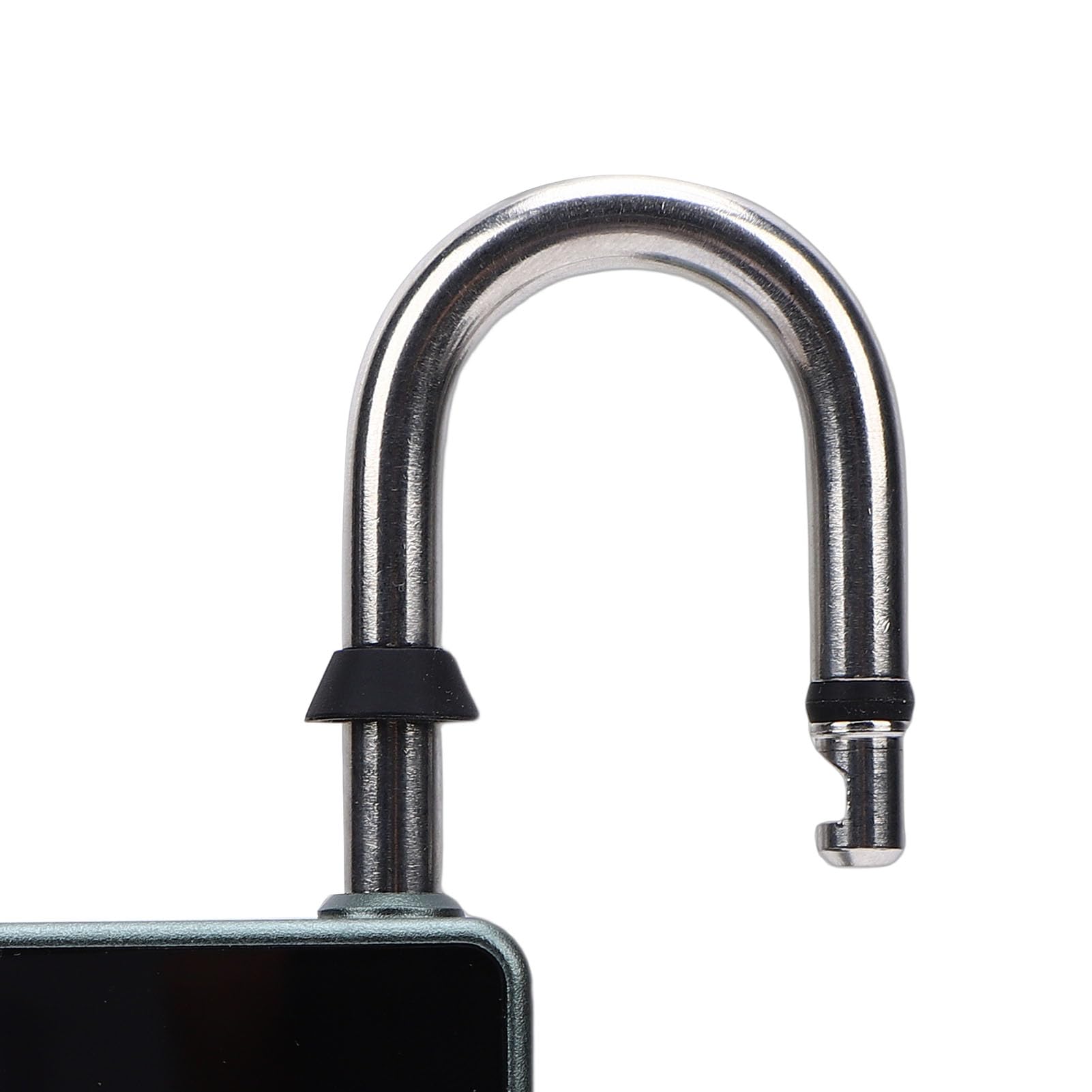 VBESTLIFE Candado de Huella Digital con Copia de Seguridad de Llave, Cerradura de Puerta de Combinación Inteligente para Exteriores a Prueba de Agua con 3 Tarjetas IC, Candado Inteligente