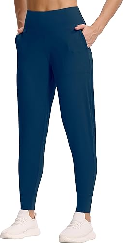 Miniatura 2 de Dragon Fit - Pantalones deportivos para mujer, con bolsillos, cónicos, de tiro alto, para yoga, entrenar, descansar