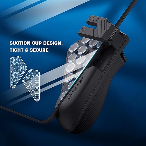 Miniatura 5 de GameSir Mando de juego móvil F7 Claw para tablet Android iPad controlador PUBG Plug and Play 4 gatillos sensibles palanca de mando de disparo de