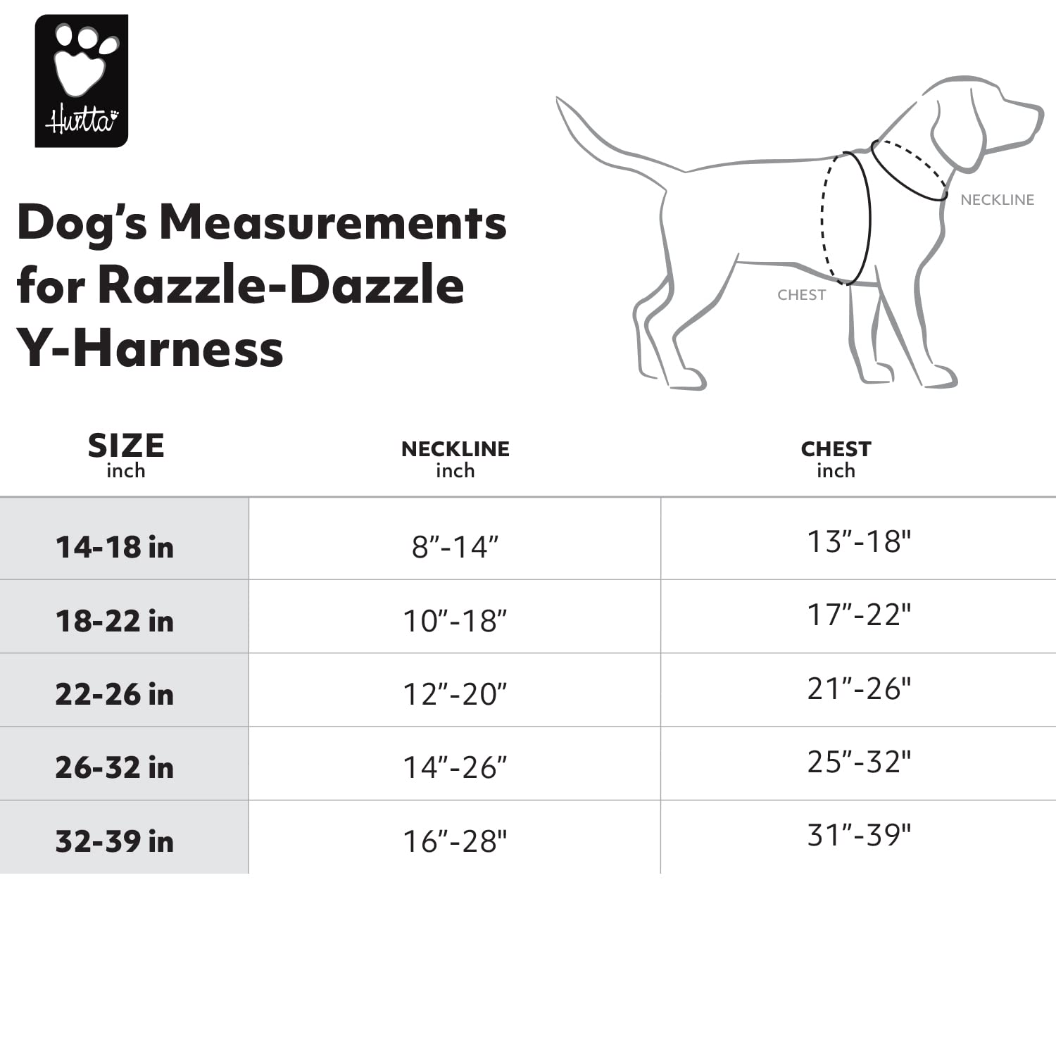 Hurtta Razzle-Dazzle - Arnés Acolchado para Perro, 100% poliéster Reciclado, 65-80 cm, Color Verde