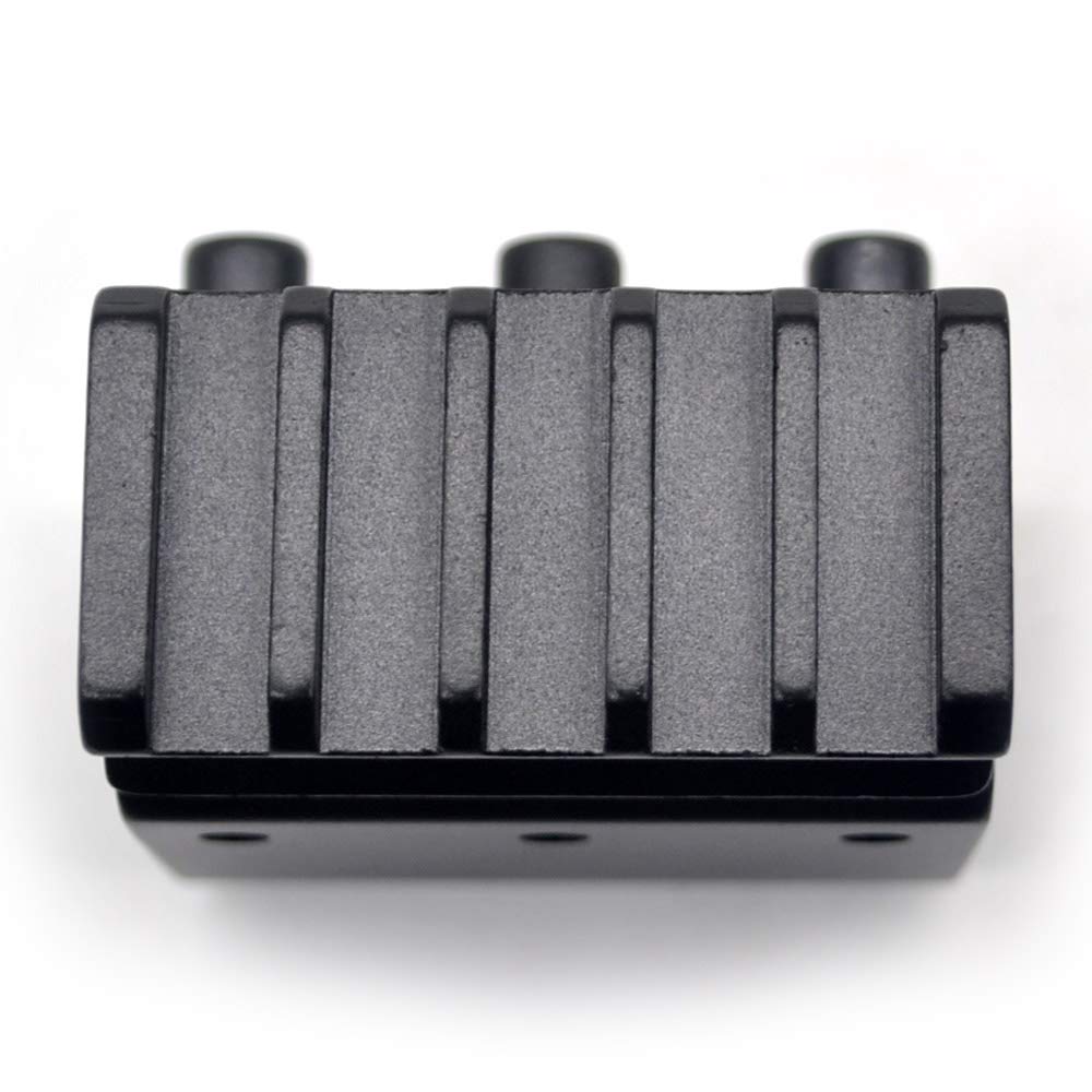 TRIROCK 21mm Weaver Picatinny 5 Slots Rail Base Riser Adapter Rifle Barrel Mount Scope Flashlight Converter Mounts