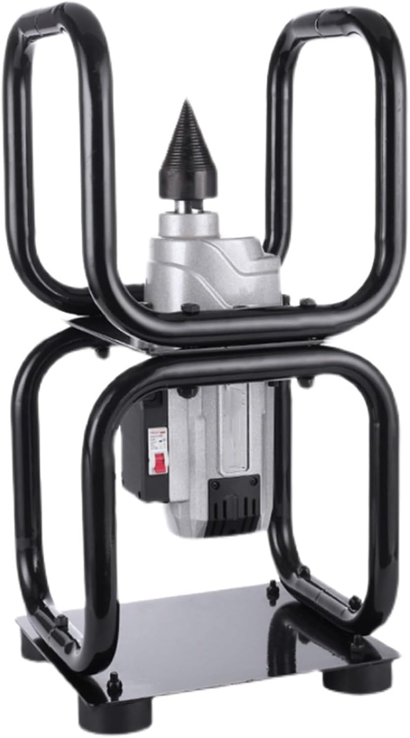 Electric Wood Splitter Machine, Powered Firewood Splitter Tool, No-Load Speed 450 R/min, Firewood Diameter <30 Cm, for Firewood Splitting Work