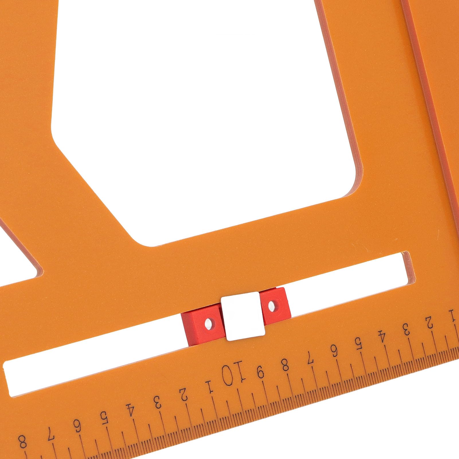 2 in 1 Trave Quadrata Foratura Posizionamento Triangolo Righello Strumento di Misurazione per Falegname Layout Cursori Flessibili di Costruzione Premium Uso Versatile per Progetti