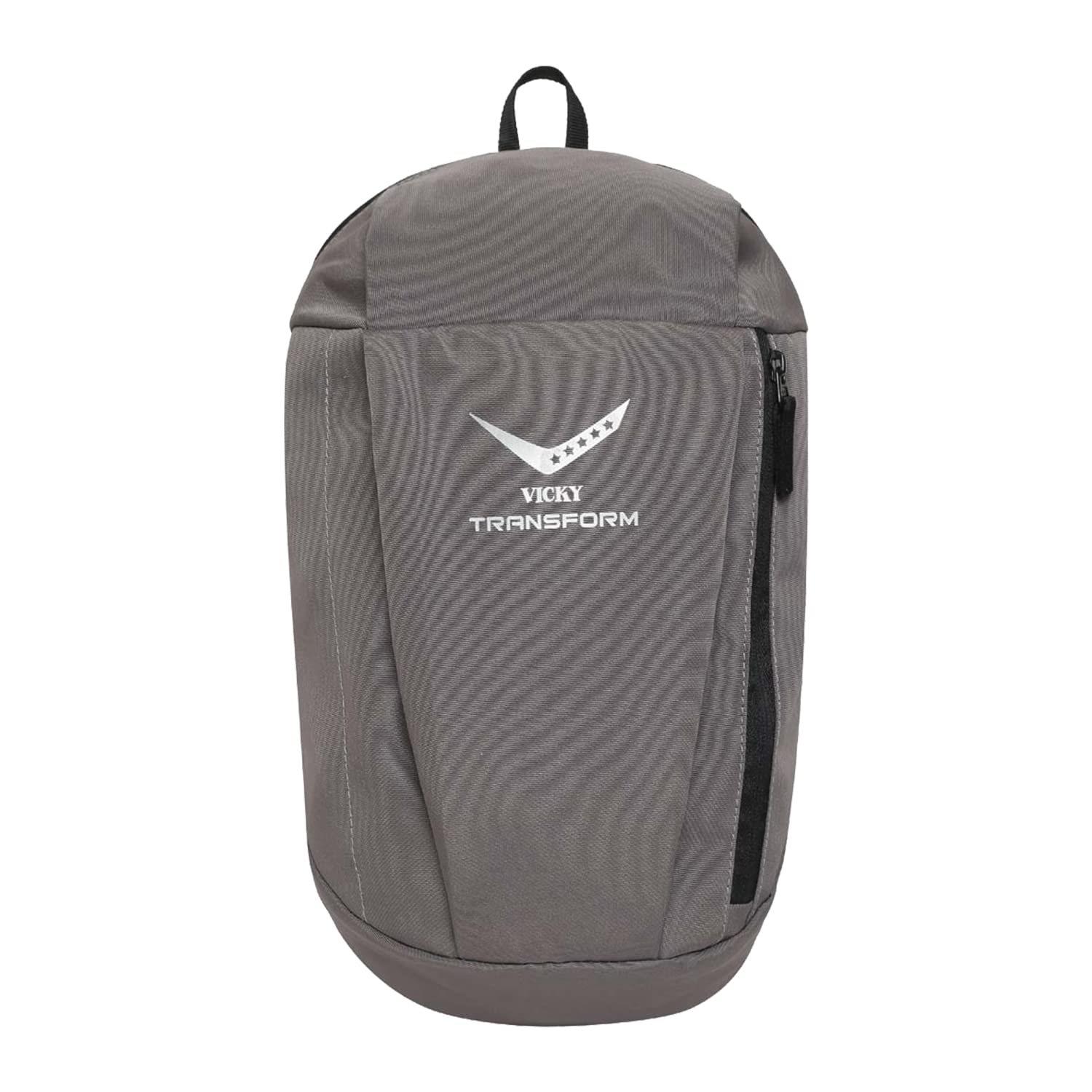 vickytransform Backpack 10L Polyester Lightweight Travel 2 Pockets Sports Swimming Outdoor General Purpose Bag Fitness For Men & Women (Grey)