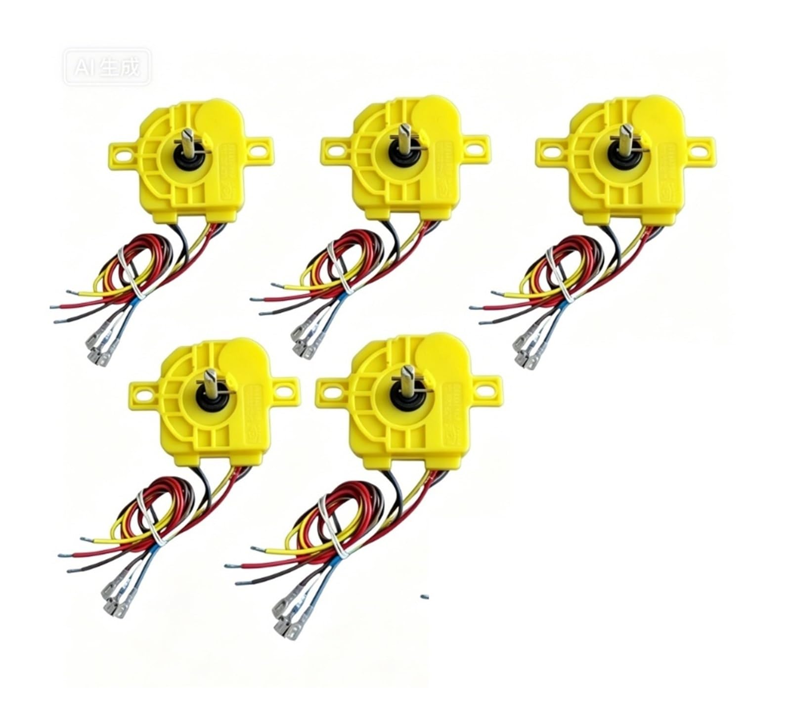 Shiketong 5Pcs 6 Wire 5Pcs Multi-Model Washing Machine Spare Parts Timer With 3 Wires 220V 3.5A Dxt15sf-G Mounting Spacing 6.5-7.5Cm Laundry Machine Timer Switch Regulation Switch(5Pcs 6 Wire)