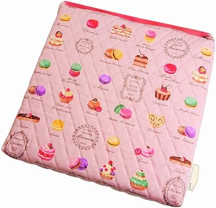 Amazon Co Jp 園児用座布団カバー キルティング ゴムなし 女の子柄 子供椅子用 本体クッション別売り マカロン ピンク ベビー マタニティ