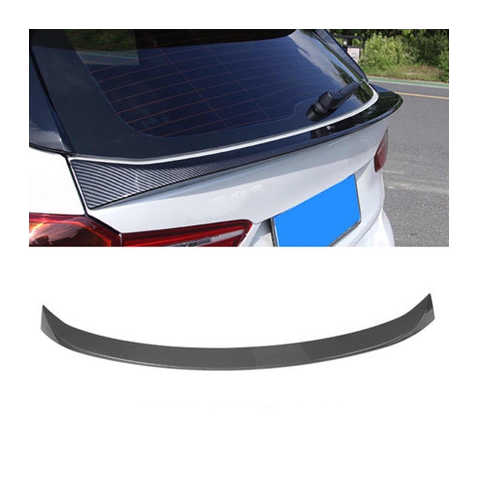 Amazon.co.jp: 車のリアトランクスポイラー 車の ABS 材料外装