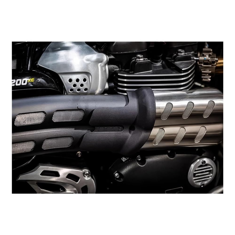 per Scrambler 1200 Scrambler1200 Moto Tubo di Scarico Protezione Termica Copertura Anti-scottatura Accessori Scudo Termico Moto