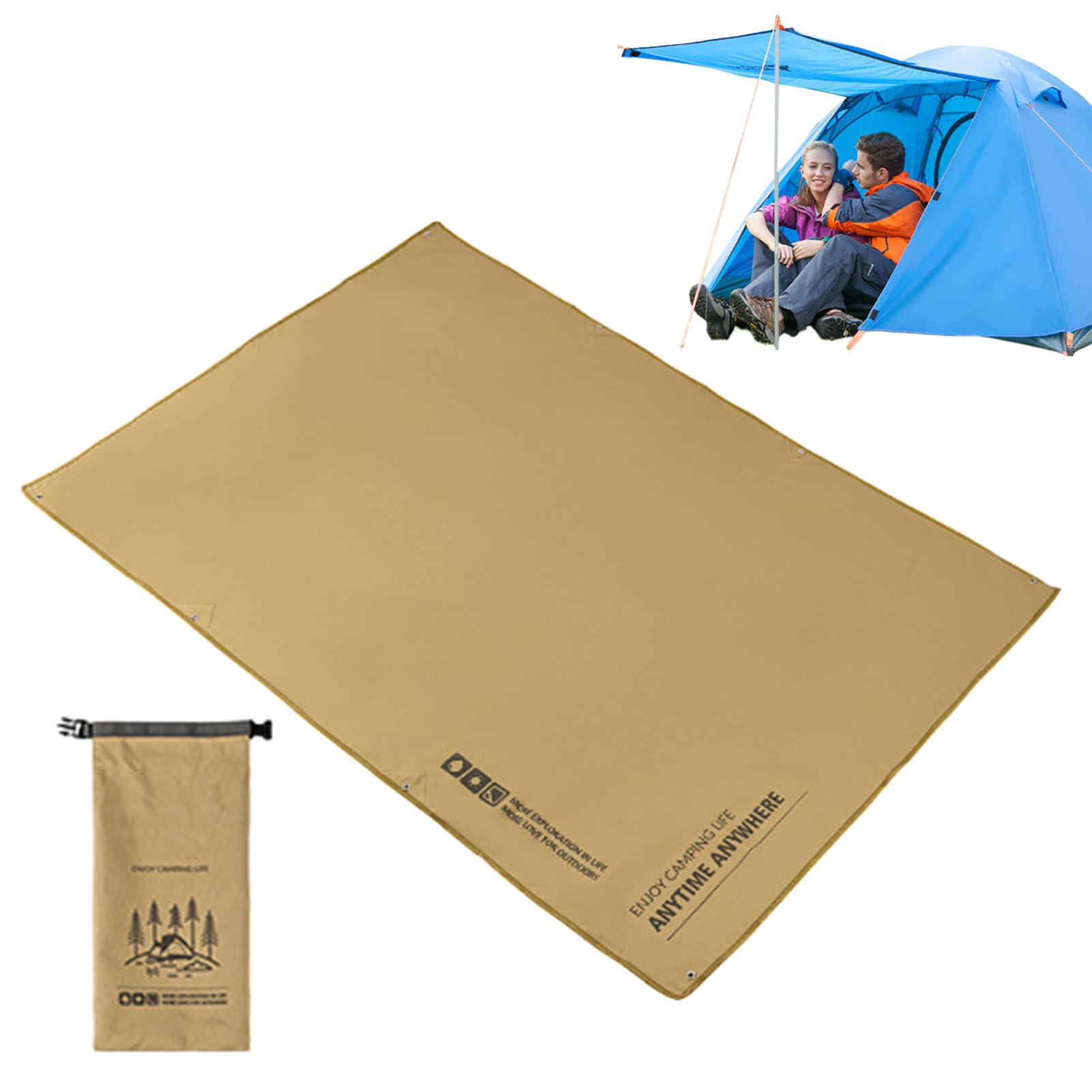 Tapis de sol camping et pique-nique en famille pour vos sorties au jardin