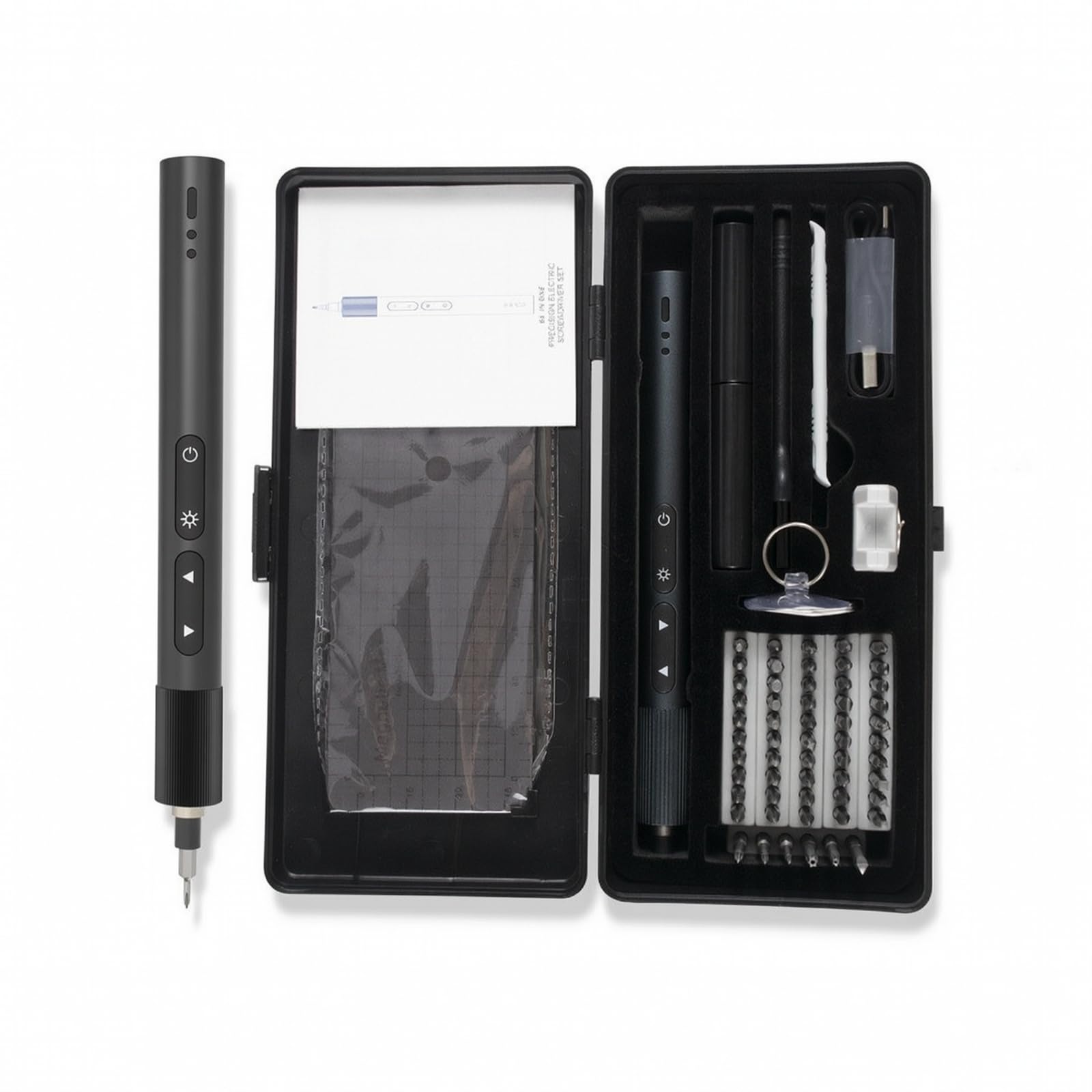 Kit Herramientas Reparación Electrónica Recargable Kit Reparación Electrónica Magnético Herramienta para Técnicos