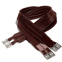 Ovation Ovsellerie Airform Chafeless Girth - Cushioned Textured Soft Easy-to-Clean Horse Girth with Stainless Steel Hardware