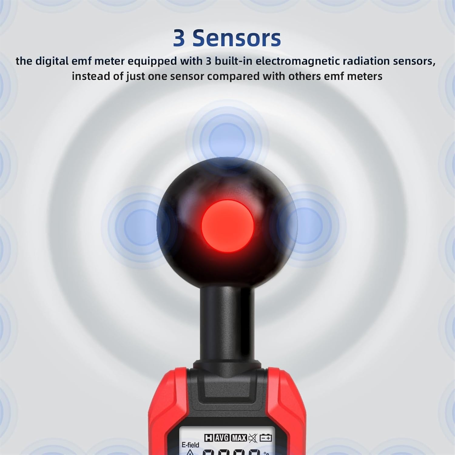 EMF Meter Professional Electromagnetic Field Radiation Detector Handheld Radiator Electric Magnetic Dosimeter Geiger Test