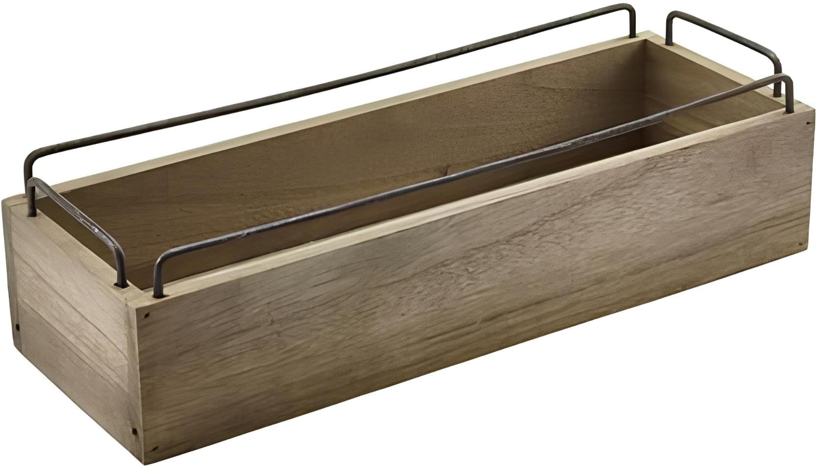 Industrial Wooden Condiment Crate 13inch / 34cm, TRW220, Single