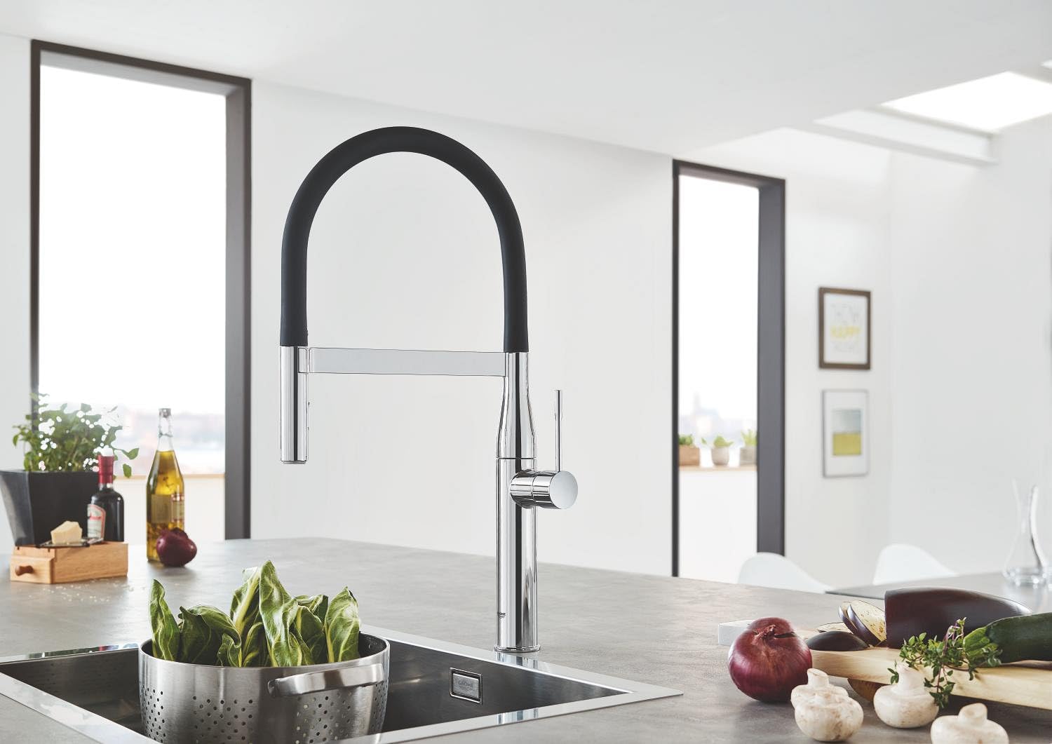 GROHE Miscelatore Monocomando per Lavello Essence New, Cromo 30294000