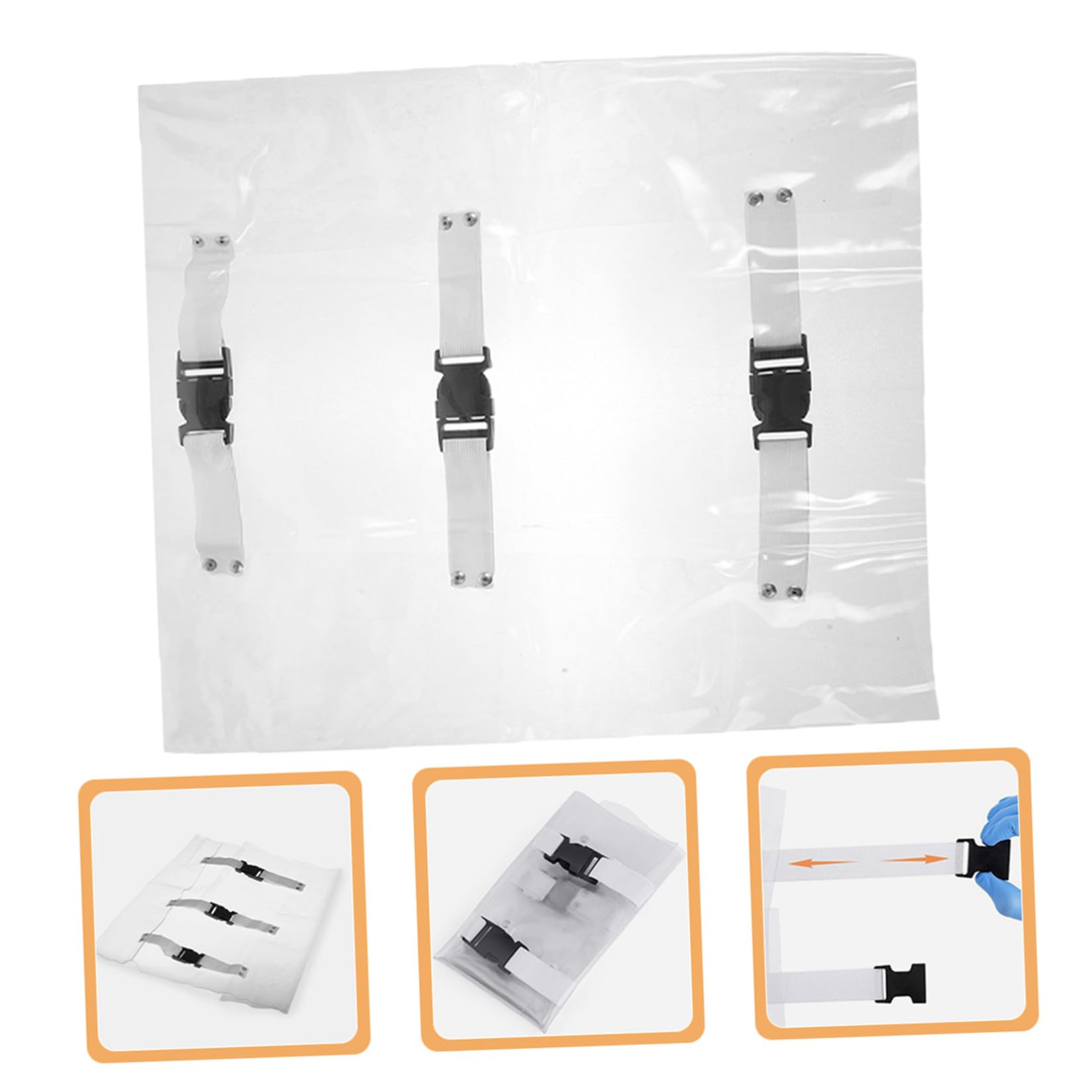 Beavorty Copri Piedi Protettori Antiscivolo per Poltrona Odontoiatrica in Pvc 4 Pezzi Cuscinetti Resistente Bordo Arrotondato per Sedie Dentali per Uso Professionale