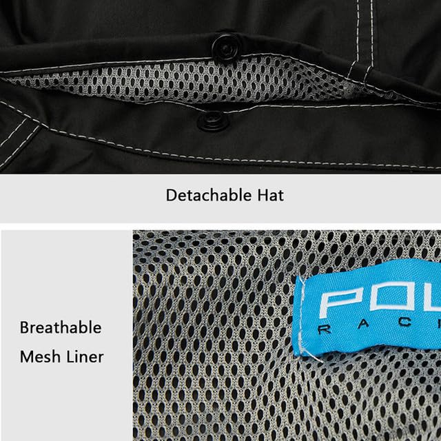 Lixada Regenanzug Wasserdicht Radfahren Regenschutz Jacke & Hose Unisex Wandern Regenmantel Hose Regenbekleidung für Motorrad Angeln