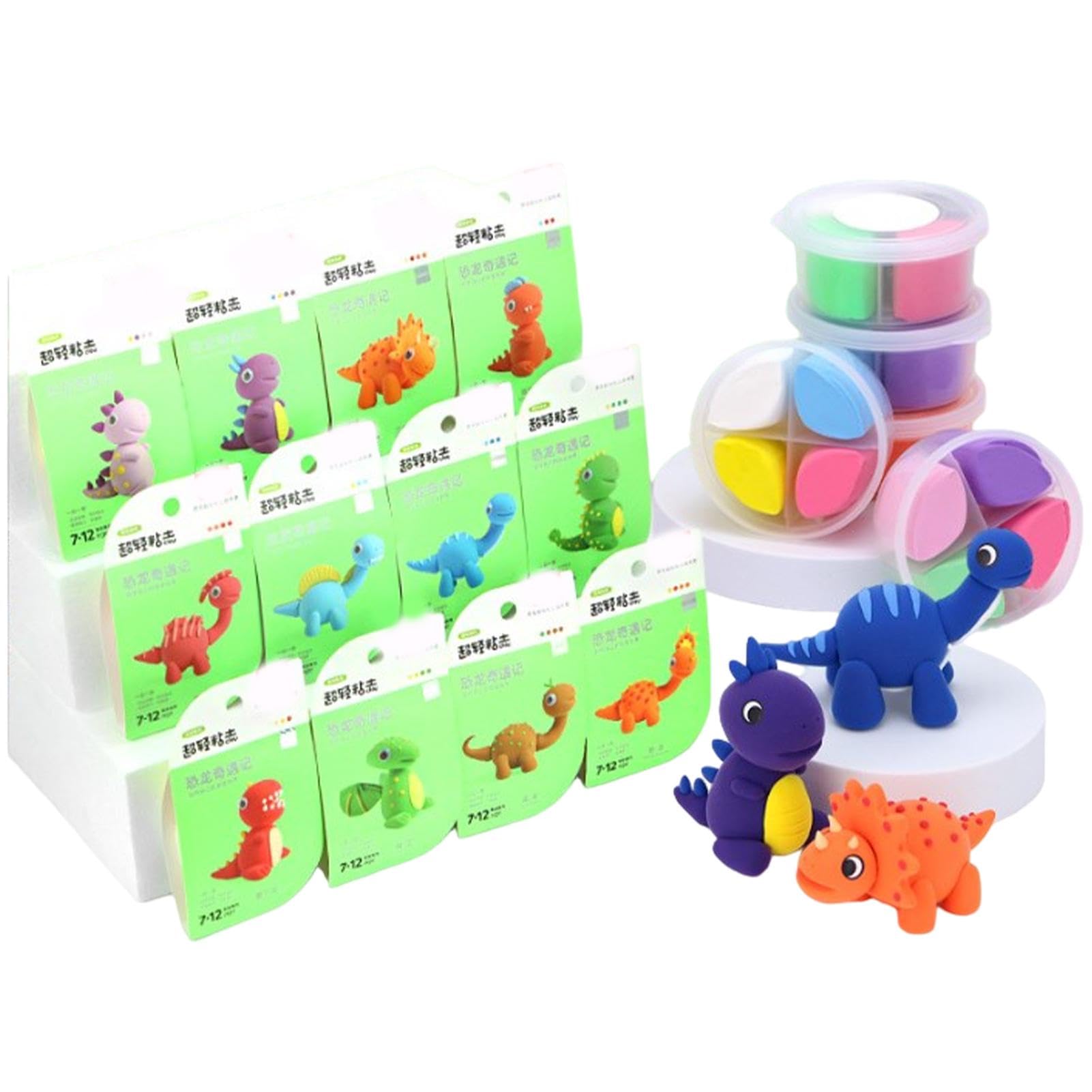 Kit de arcilla,Kit de arcilla seca al aire,Lindo juego de modelado con