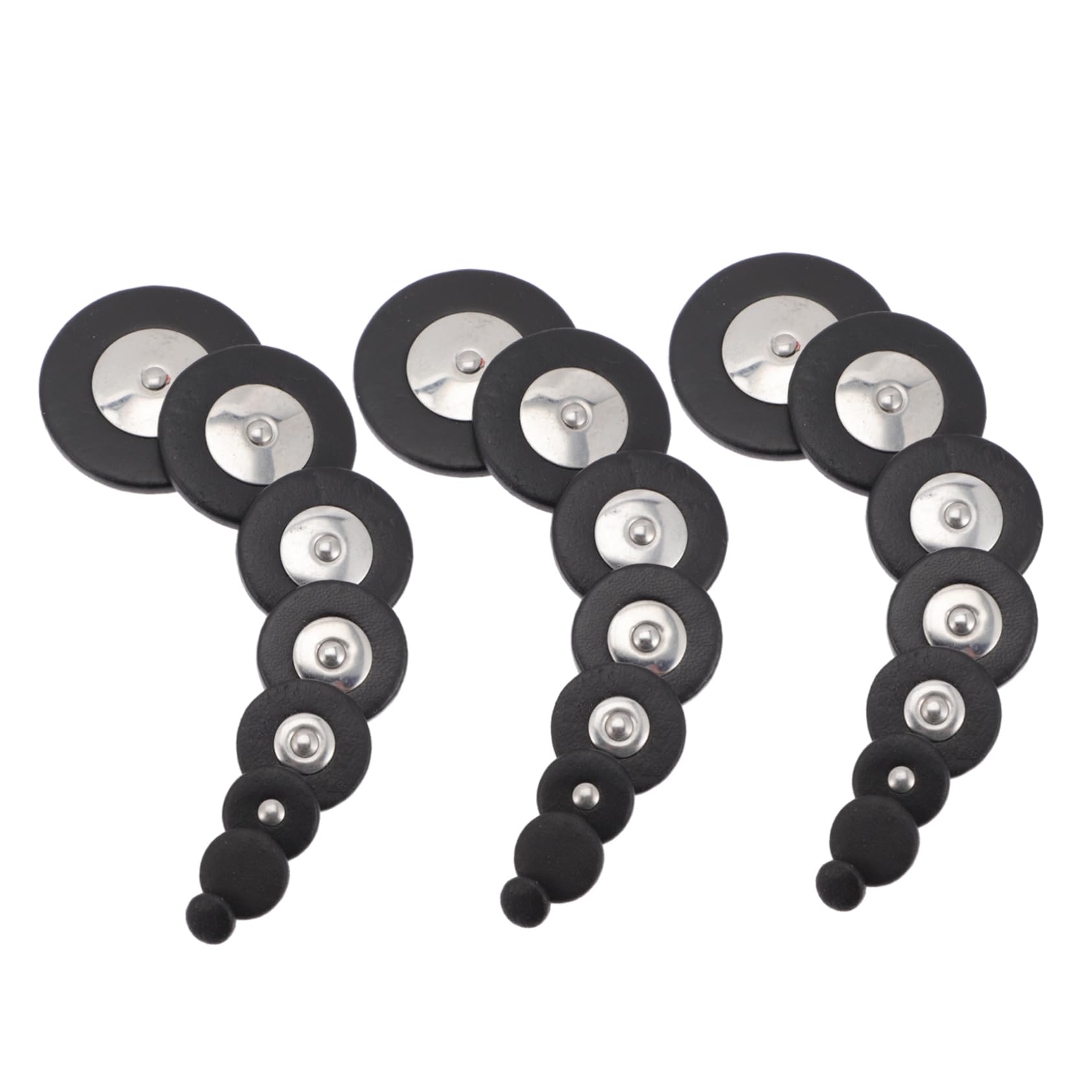 Vaguelly 25 Pcs Saxophone Pads Durable Rubber Cushion Mats for Tenor Alto Saxophones Easy to Replace Use Portable Design for Musicians