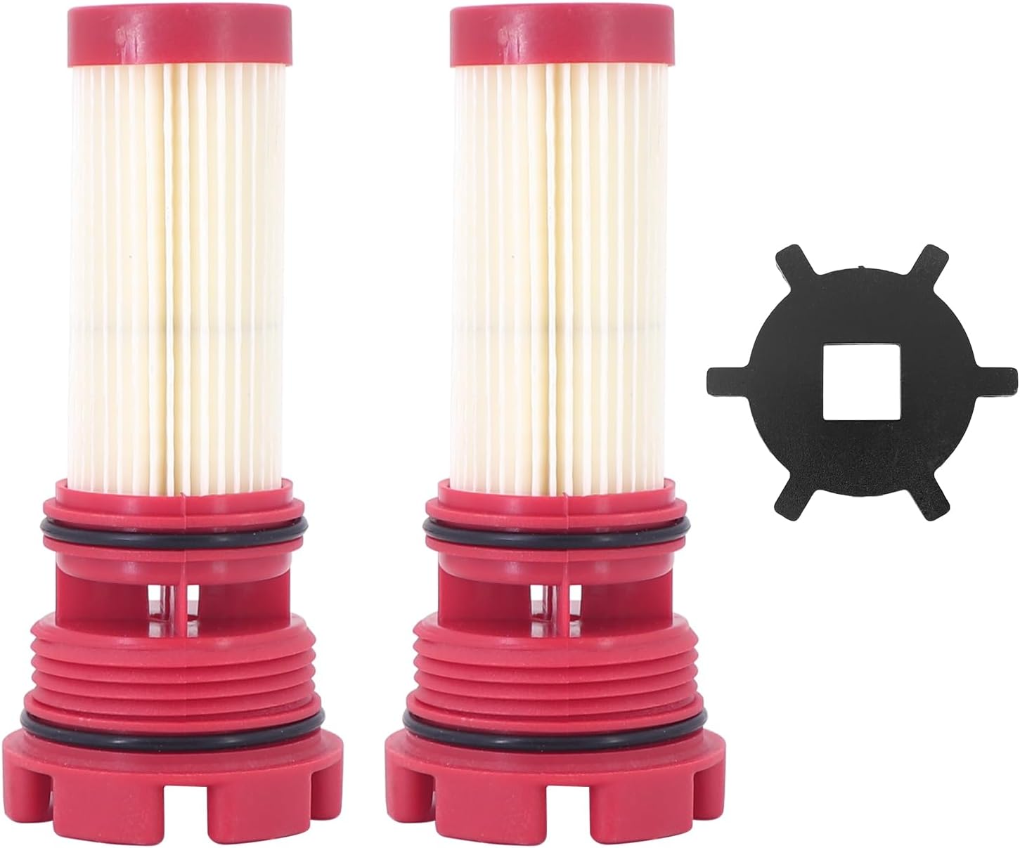 Fuel Filter Compatible with 75-250hp Mercury Verado Optimax DFI Outboard Sierra Motors 8M0060041 35-884380T 35-8M0020349 Quicksilver 8M0122423 Sierra 18-7981 Engine with Tool Wrench 2-Pack