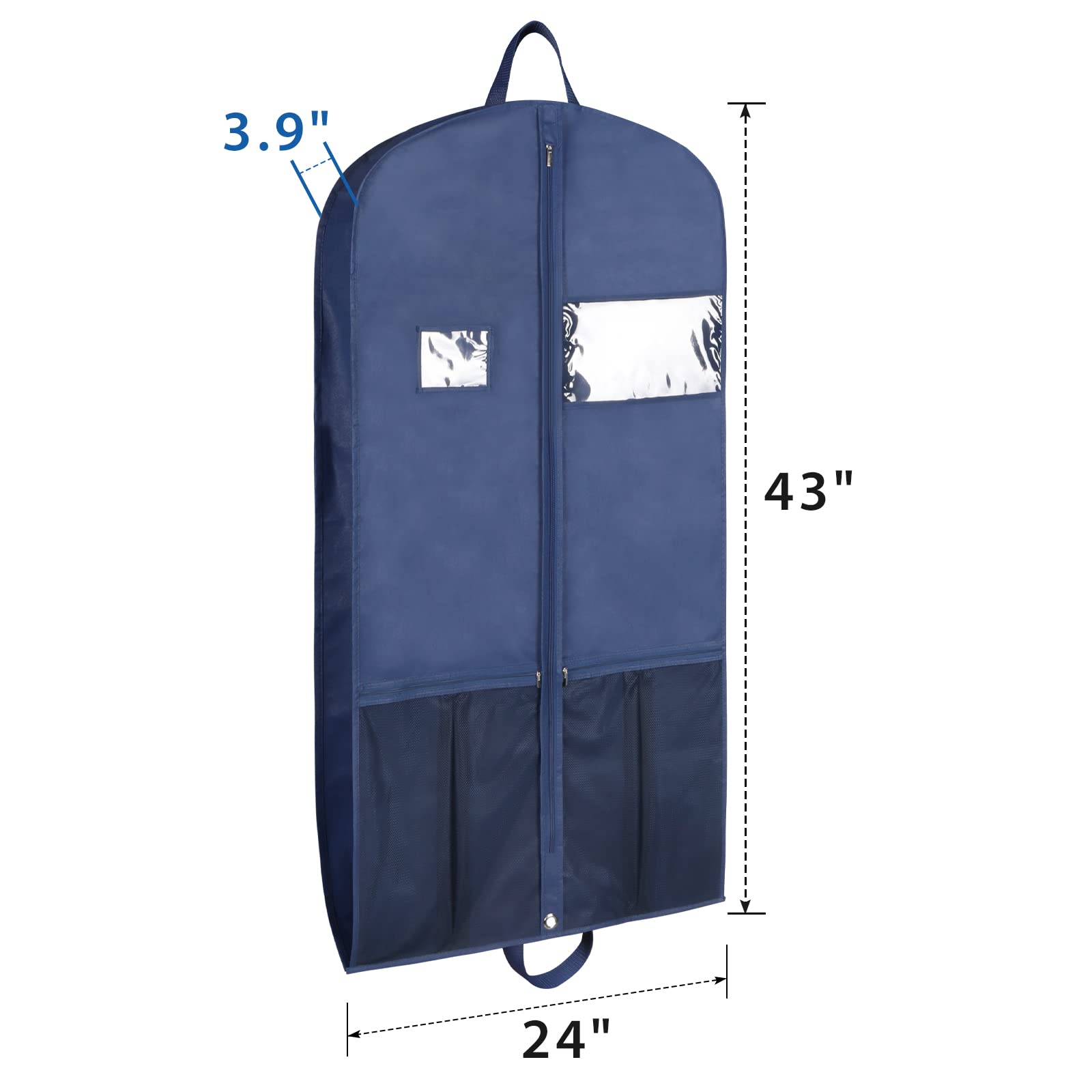 Zilink Bolsa de ropa para viajes y almacenamiento, 43 pulgadas, juego de 2