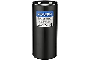 CD60 189-227 uF MFD Round Electric Motor Starting Capacitor for AC Motors,...