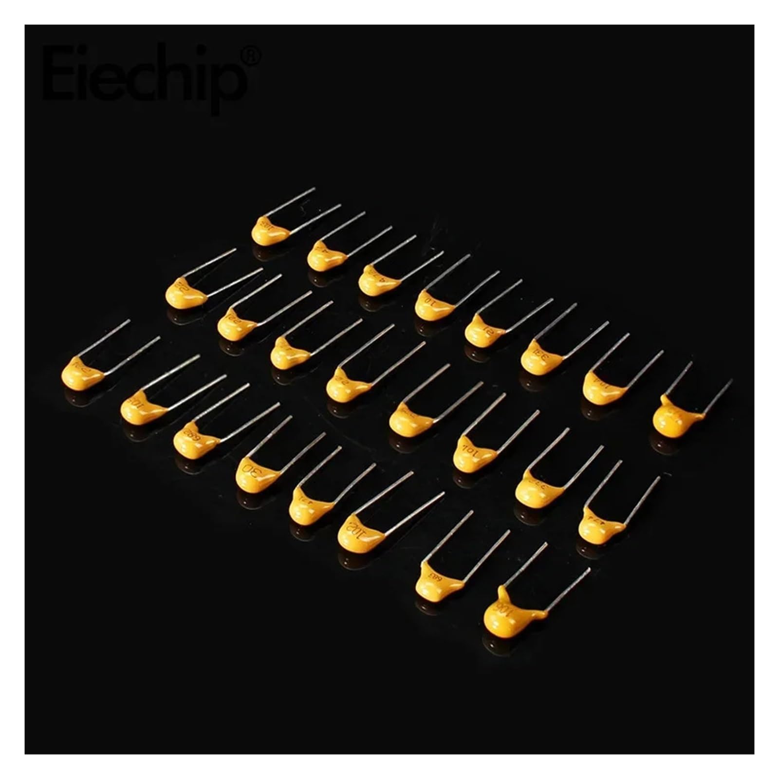 480 unids/caja 50V Kit de condensador cerámico monolítico 10pF-10μF 24 valores surtido for proyectos electrónicos de desacoplamiento de PCB