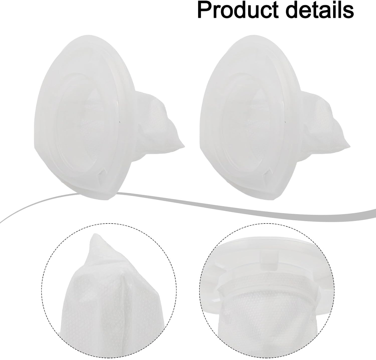 12-Pack VF110 Replacement Filters with Brush for Decker for Dustbuster CHV1410L CHV9610 CHV1210 CHV1510 BDH2000L Cordless Handheld Vacuum Parts