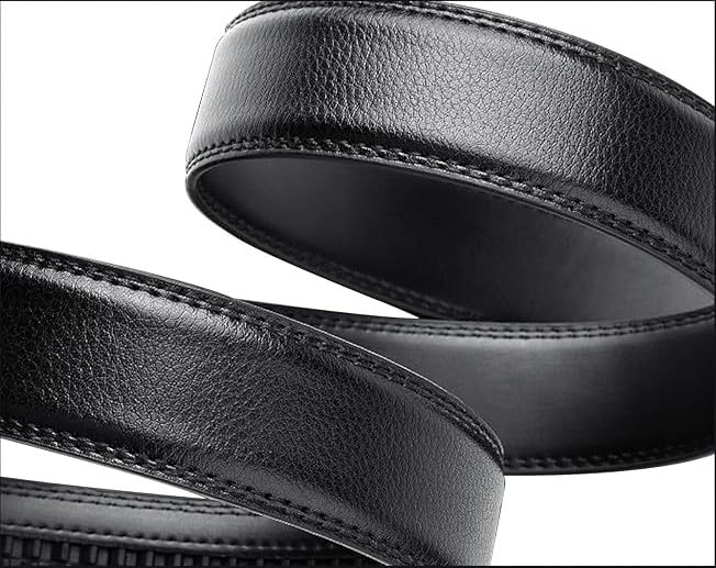 Image of WildHorn Men's Genuine Leather Belt for Men| Premium Auto-Lock Buckle | Adjustable up to 48 inch | Formal & Casual Wear | Micro-Adjust Fit | Stylish Gift Box Included