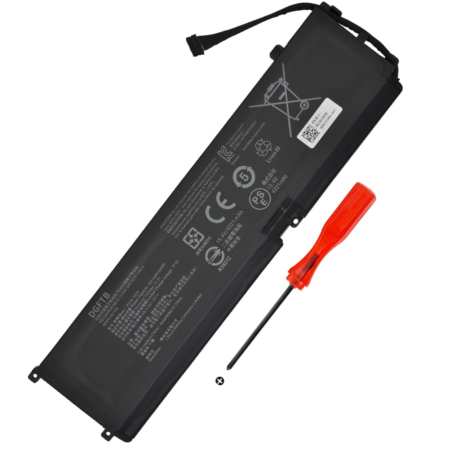 Amazon.com: RC30-0328 RZ09-0328 Laptop Battery for Razer Blade 15