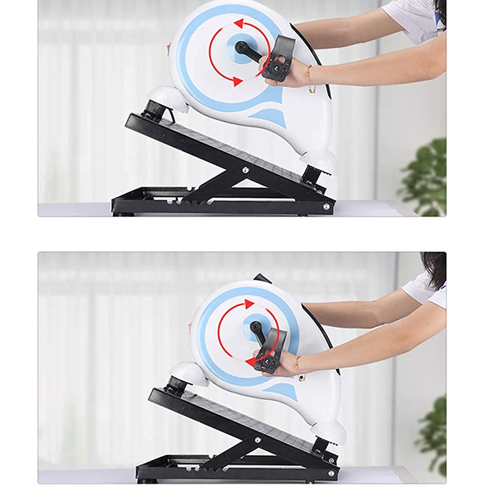 Przenośny Pedałowy Rower Treningowy Elektryczny Mini Rehabilitacyjny Z Pedałami, Leżący Rower Treningowy Z Regulowanym Oporem, Elektryczny Rehabilitacyjny Sprzęt Do Ćwiczeń, Ramię I Le, D