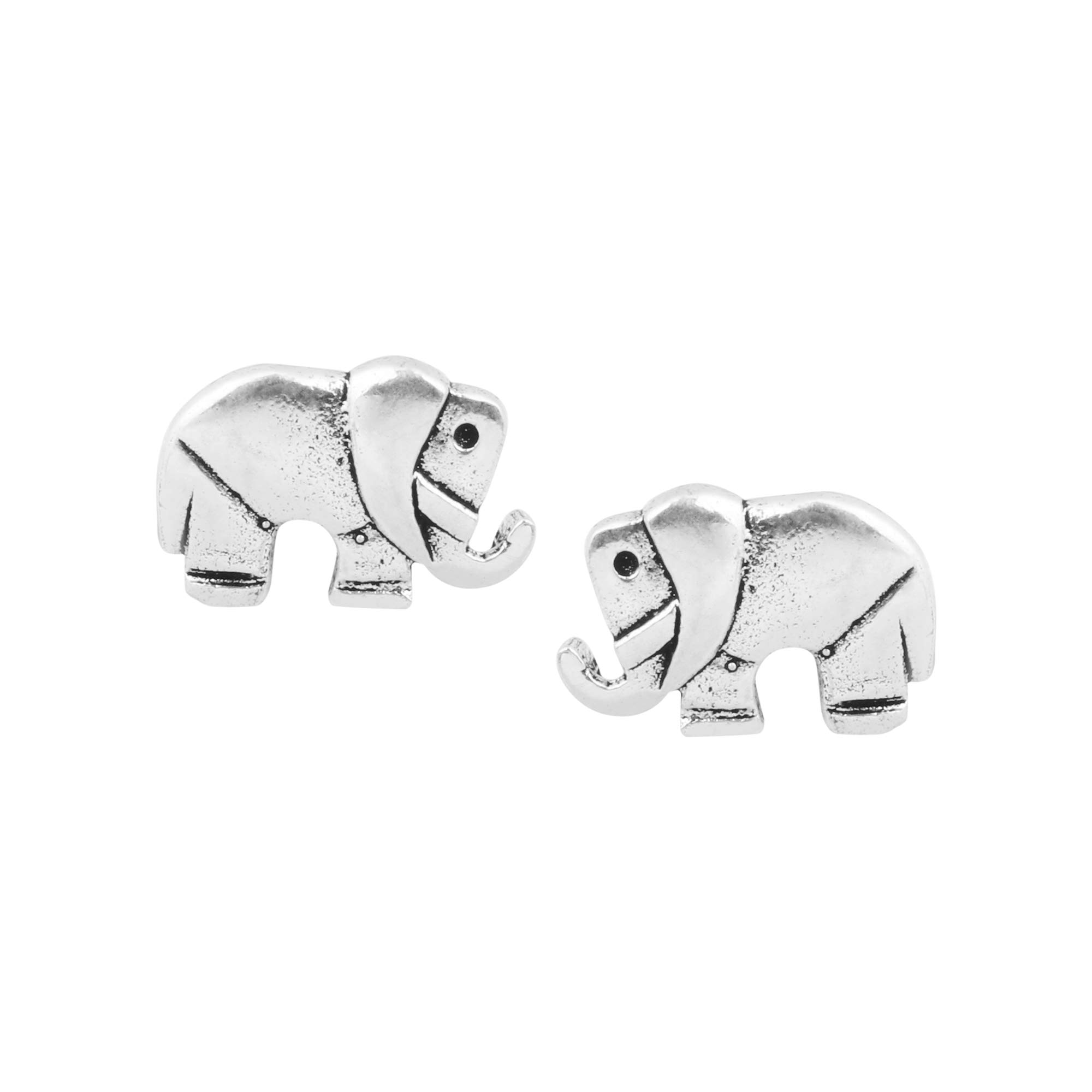 Nemichand Jewels Pure 925 Hallmarked(Stamped) Silver Tiny Elephant Earrings Studs For women (B084YZCR8Z) Amazon Price History, Amazon Price Tracker