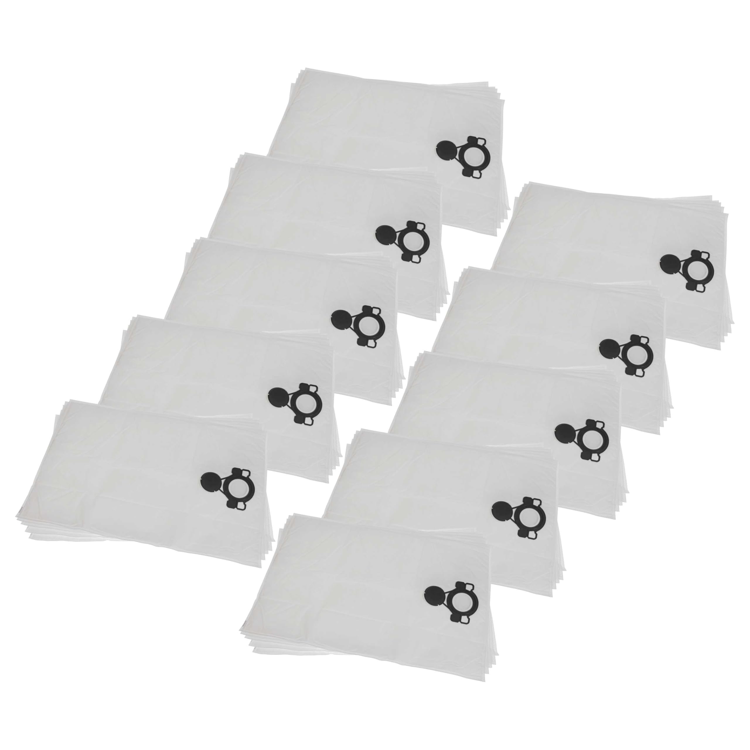 vhbw 50x bolsa compatible con Mirka 1230 PC, 1242 M, 1242 M AFC, 1230 M AFC, DE 1025, 1230 L AFC aspiradora - 52,5 cm x 39 cm blanco