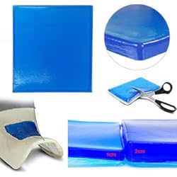 Cubre Asiento De Gel Para Moto PLSUSJHAO Cojín de gel para asiento de motocicleta Asiento de la DIY Saddle Gel Pad Esteras de Absorción de Choques Reducir la Fatiga Cómodo Cojín de Enfriamiento Suave