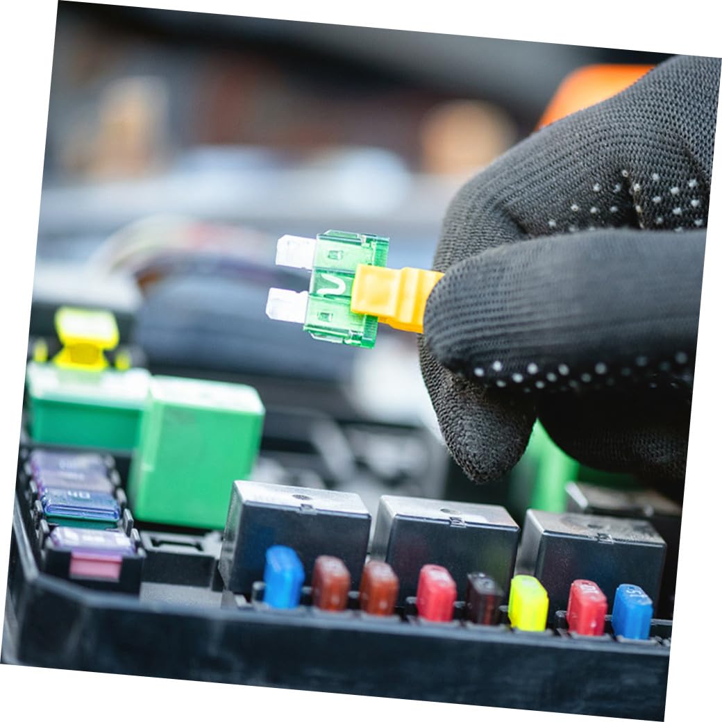 Kit Assortito Fusibili Auto Basso Profilo 300pezzi in Lega di Zinco e PC con Estrattore per Auto e Veicoli